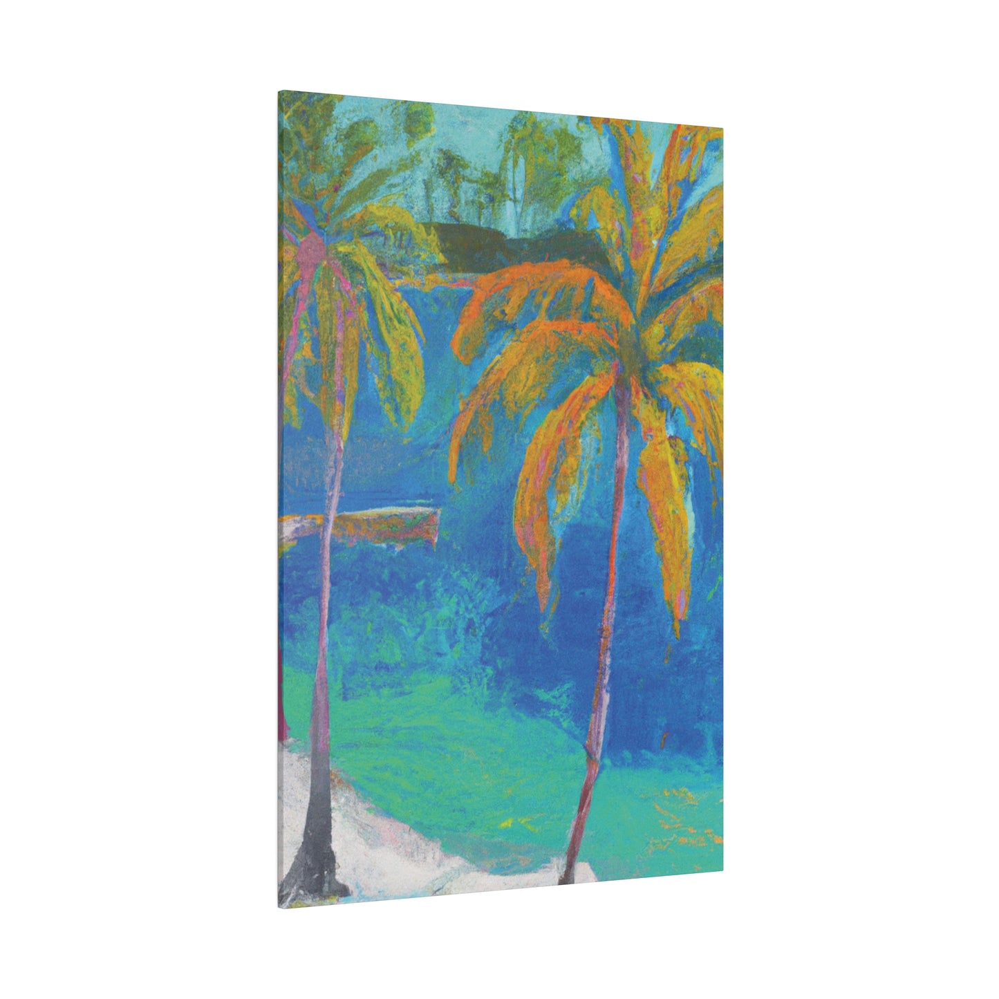5481T - Bahamas Ocean Painting Print | Bahamas | Ocean | Beach | Poster | Home Decor | Wall Art | Canvas