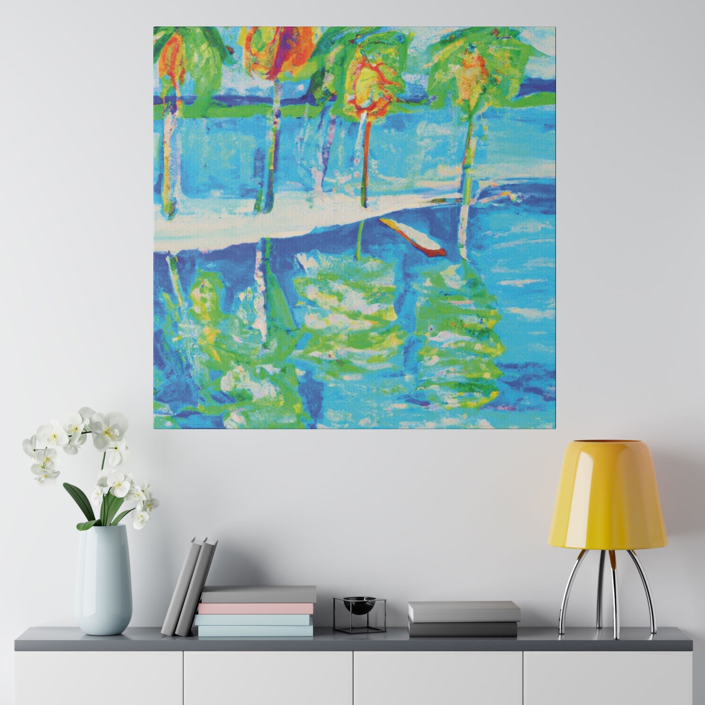 8103Q - Bahamas Ocean Painting Print | Bahamas | Ocean | Beach | Poster | Home Decor | Wall Art | Canvas