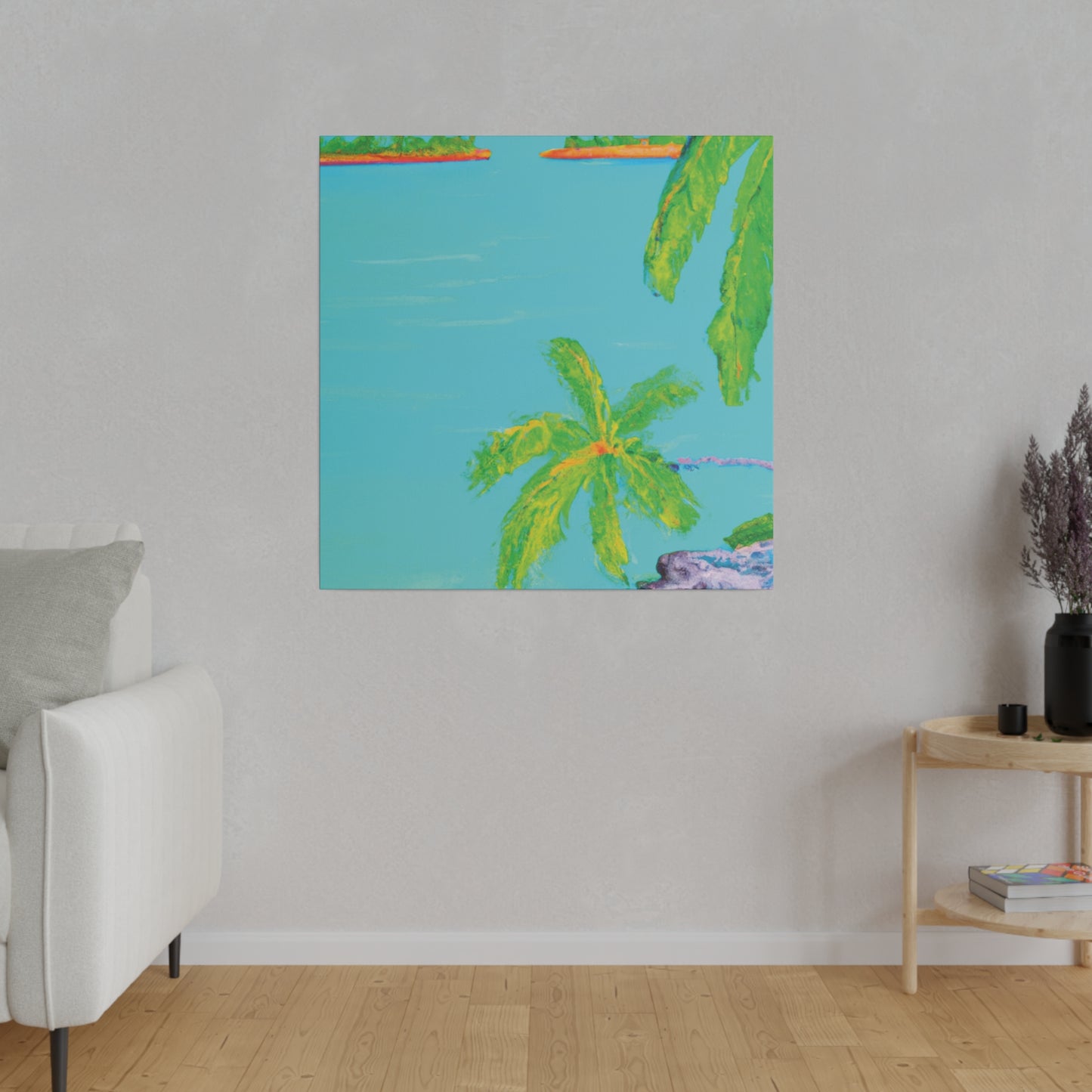 8932V - Bahamas Ocean Painting Print | Bahamas | Ocean | Beach | Poster | Home Decor | Wall Art | Canvas