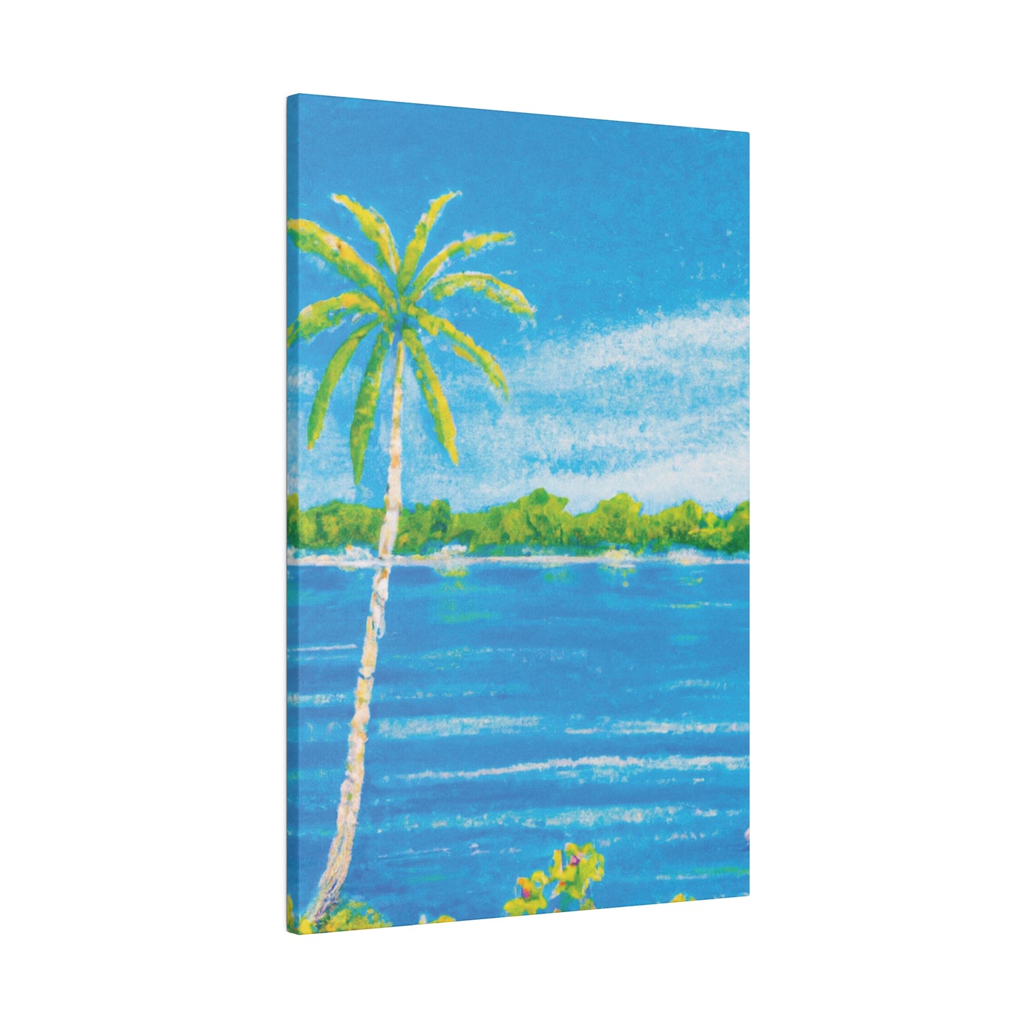 9803Q - Bahamas Ocean Painting Print | Bahamas | Ocean | Beach | Poster | Home Decor | Wall Art | Canvas