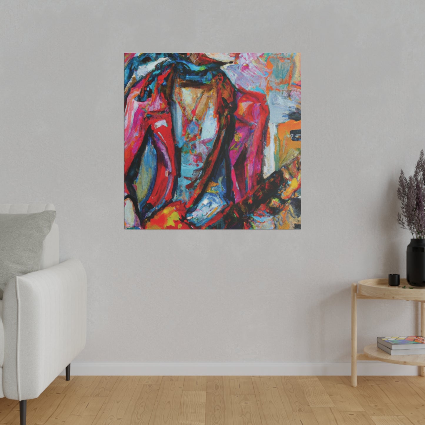 5694F - Rockstar Oil Painting Style Print | Poster | Home Decor | Wall Art | Music Art | Canvas