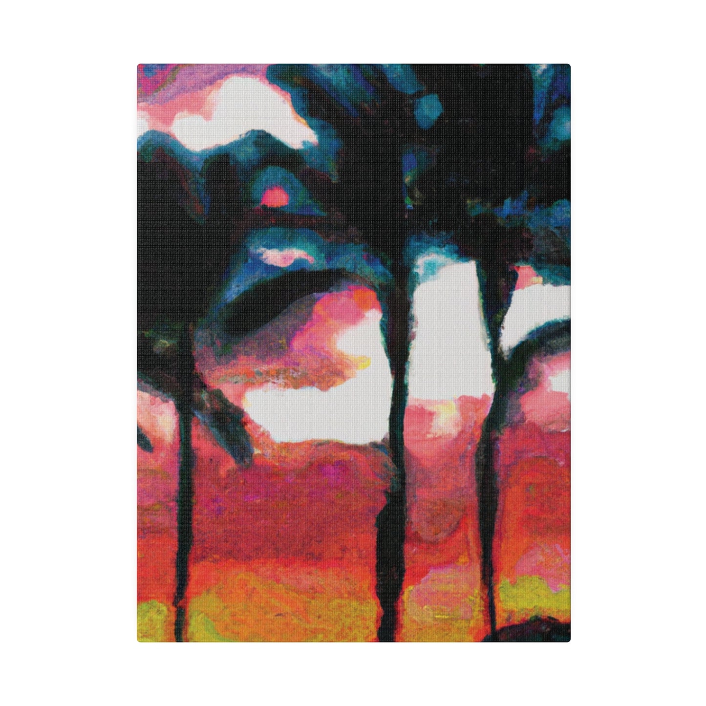 9677K - Miami Beach Sunset Painting Print | Miami | Beach | Sunset | Poster | Home Decor | Wall Art | Canvas