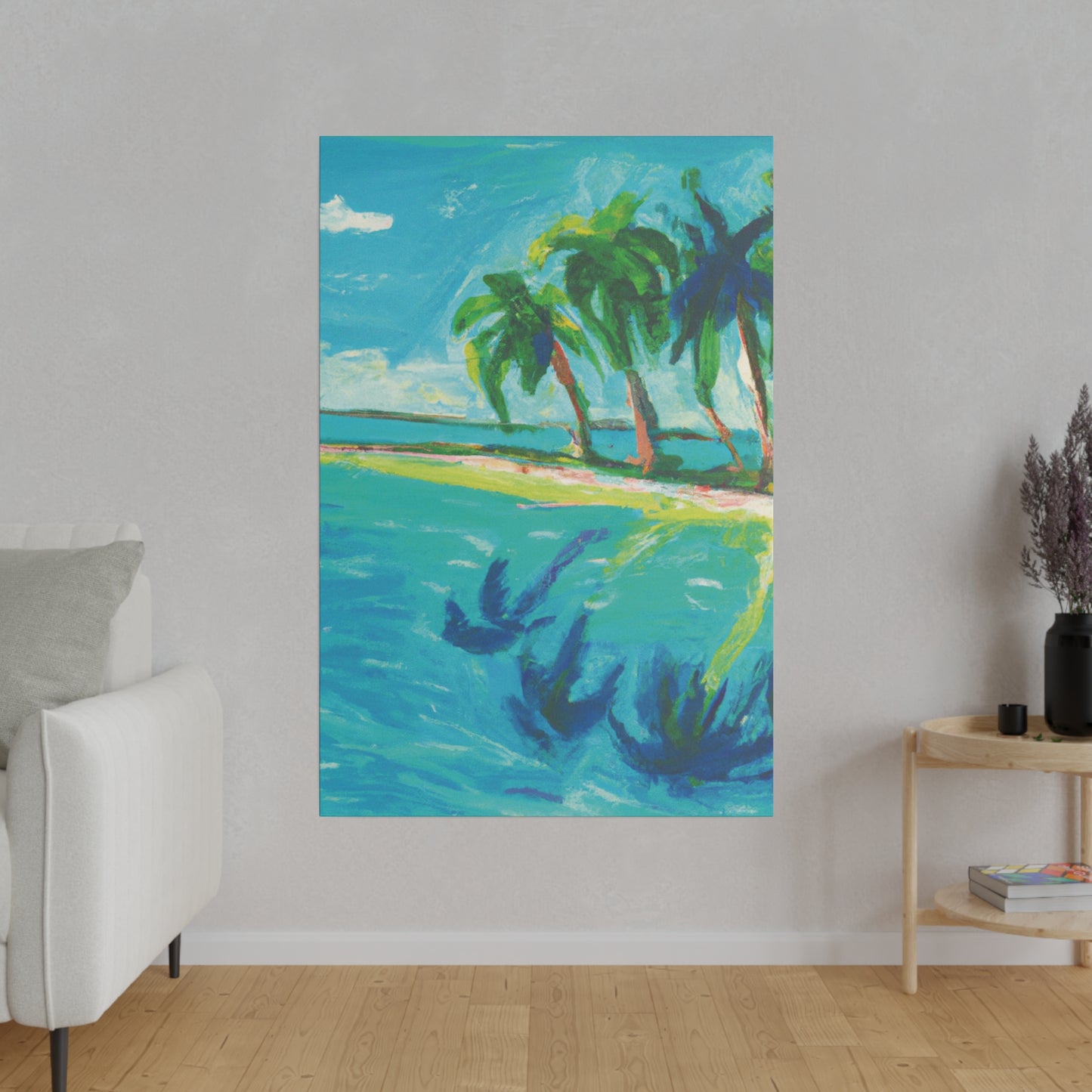 7326Z - Bahamas Ocean Painting Print | Bahamas | Ocean | Beach | Poster | Home Decor | Wall Art | Canvas