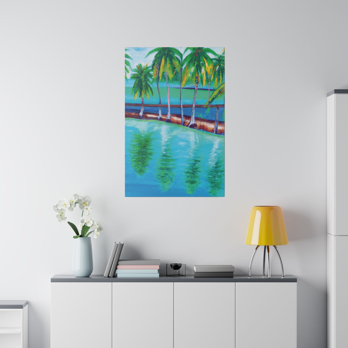 9214C - Bahamas Ocean Painting Print | Bahamas | Ocean | Beach | Poster | Home Decor | Wall Art | Canvas