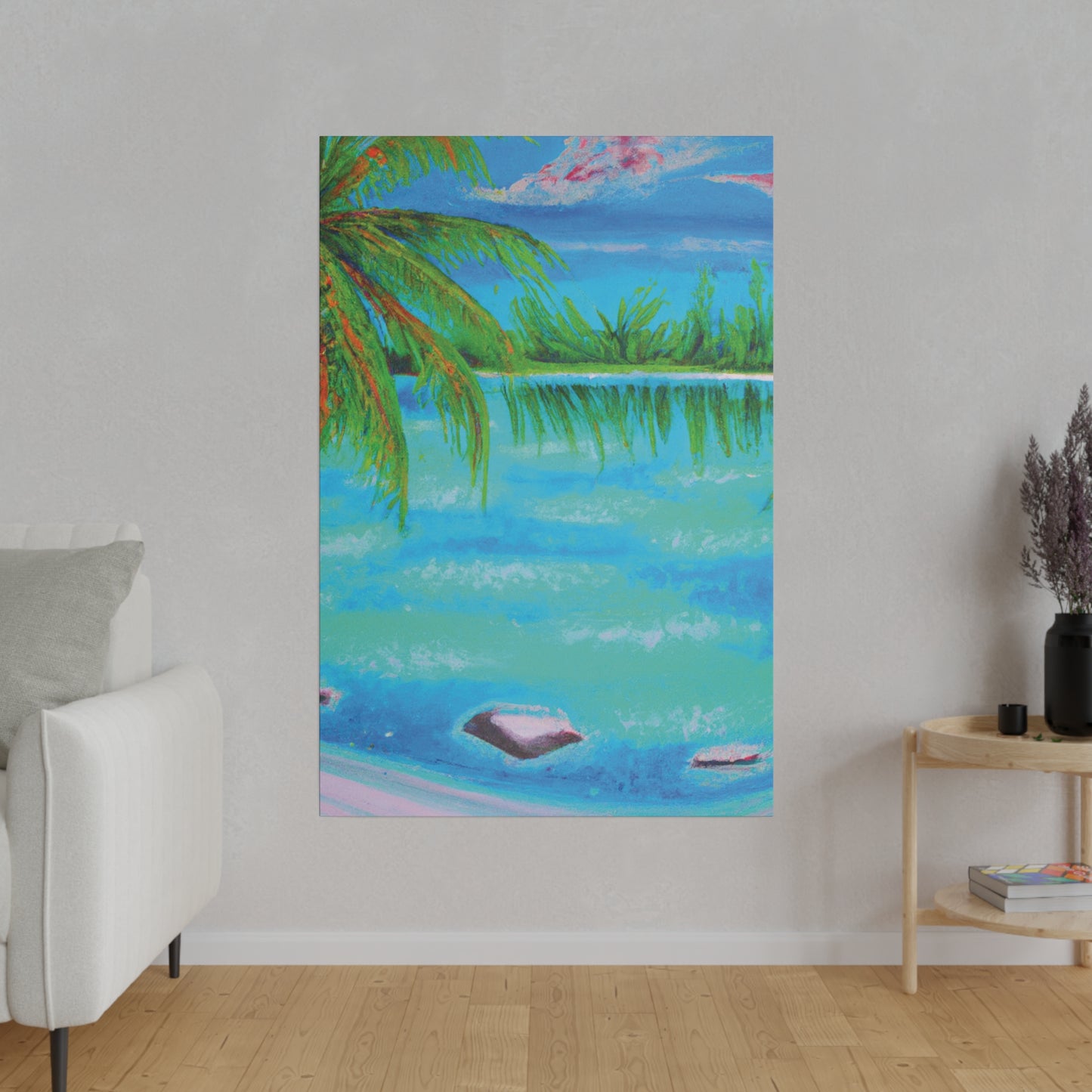 5279Q - Bahamas Ocean Painting Print | Bahamas | Ocean | Beach | Poster | Home Decor | Wall Art | Canvas