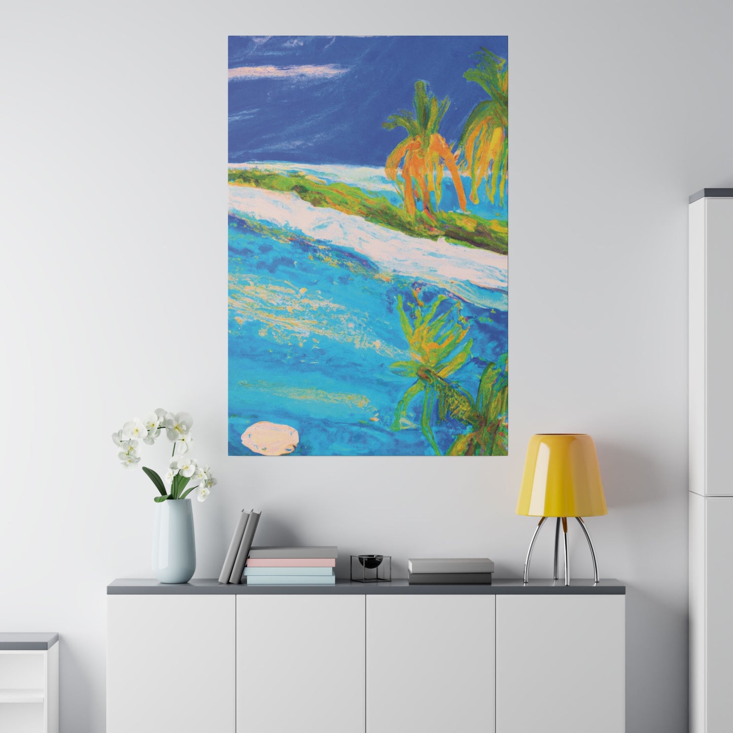 7697G - Bahamas Ocean Painting Print | Bahamas | Ocean | Beach | Poster | Home Decor | Wall Art | Canvas