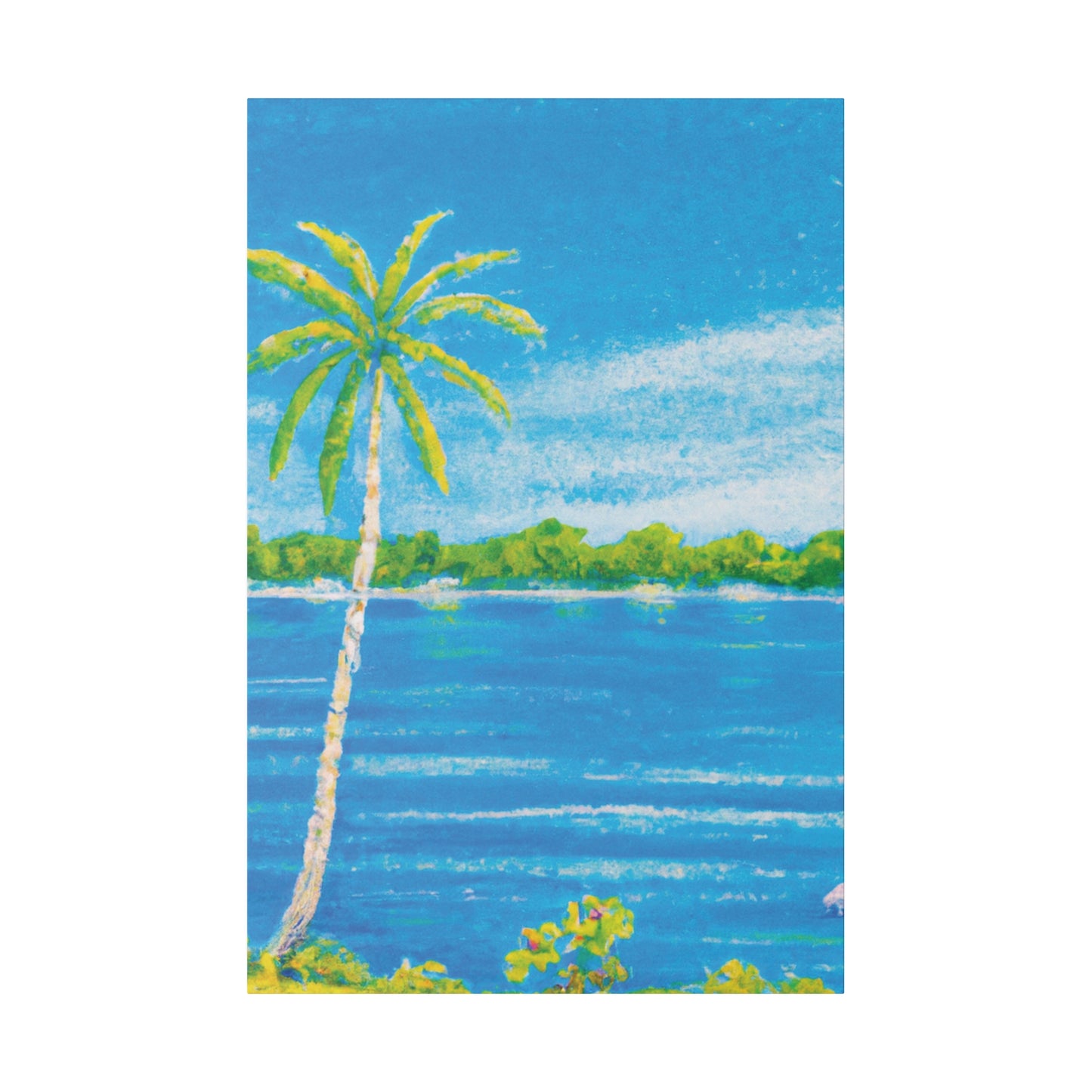 9803Q - Bahamas Ocean Painting Print | Bahamas | Ocean | Beach | Poster | Home Decor | Wall Art | Canvas