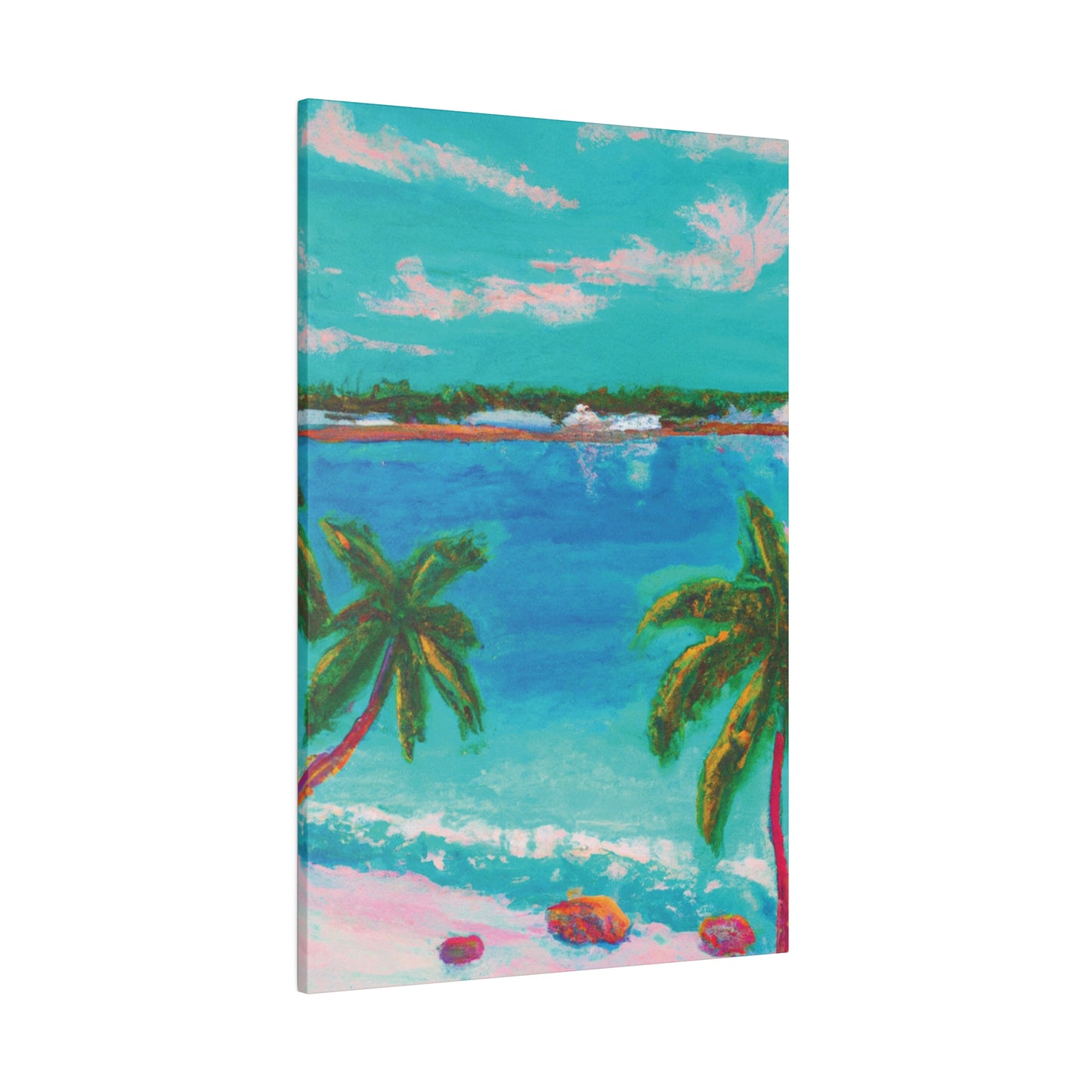 6836G - Bahamas Ocean Painting Print | Bahamas | Ocean | Beach | Poster | Home Decor | Wall Art | Canvas
