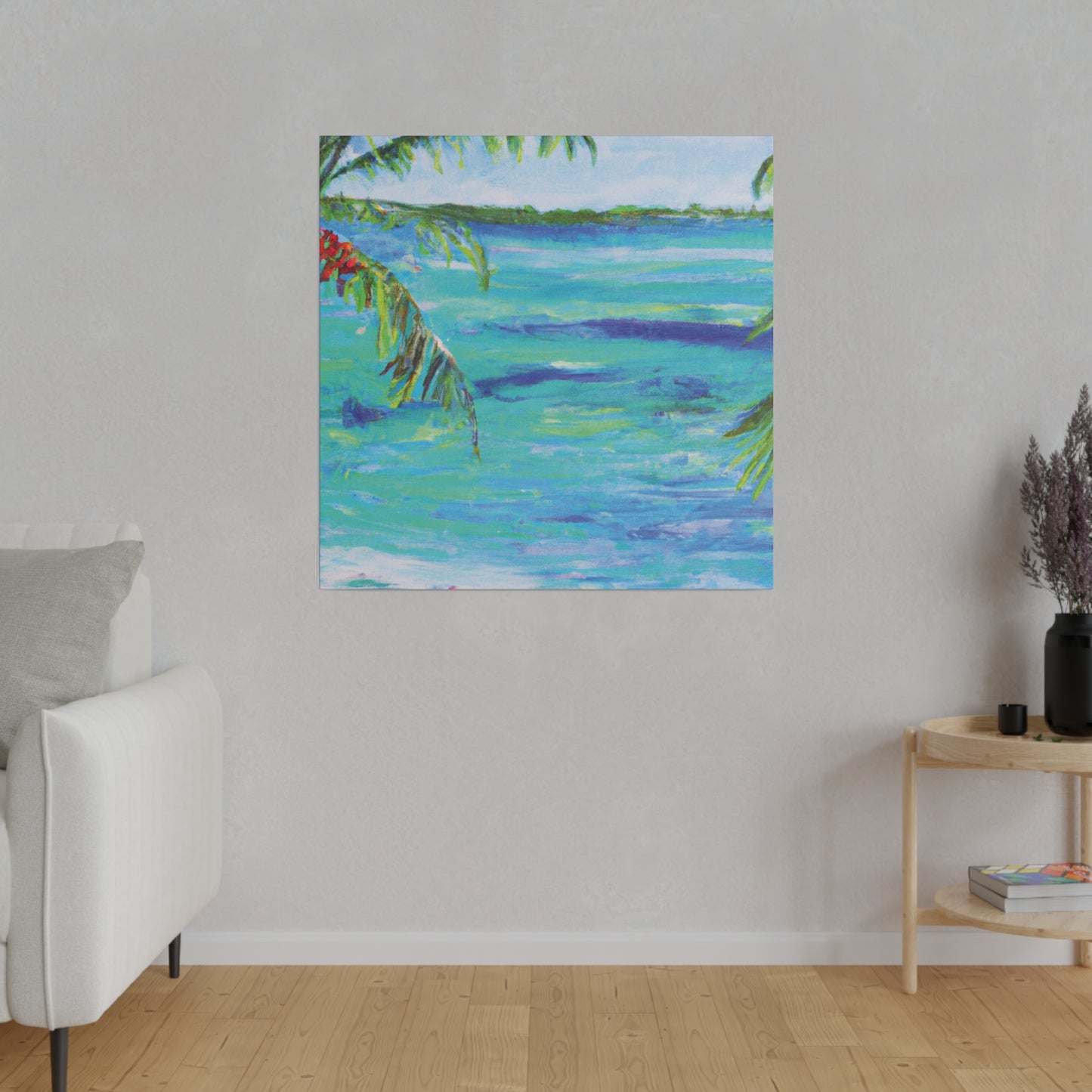 3158F - Bahamas Ocean Painting Print | Bahamas | Ocean | Beach | Poster | Home Decor | Wall Art | Canvas