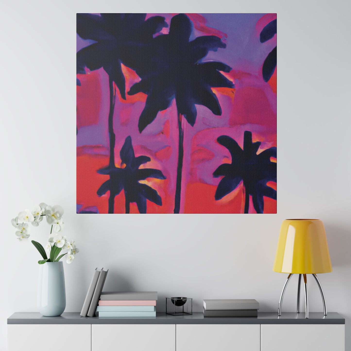 641R - Miami Beach Sunset Painting Print | Miami | Beach | Sunset | Poster | Home Decor | Wall Art | Canvas