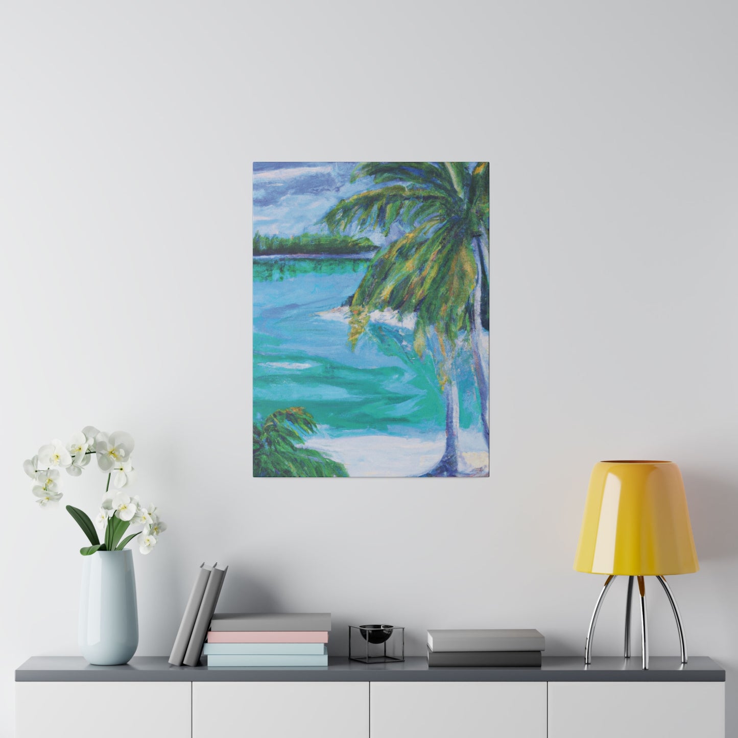 8721Q - Bahamas Ocean Painting Print | Bahamas | Ocean | Beach | Poster | Home Decor | Wall Art | Canvas