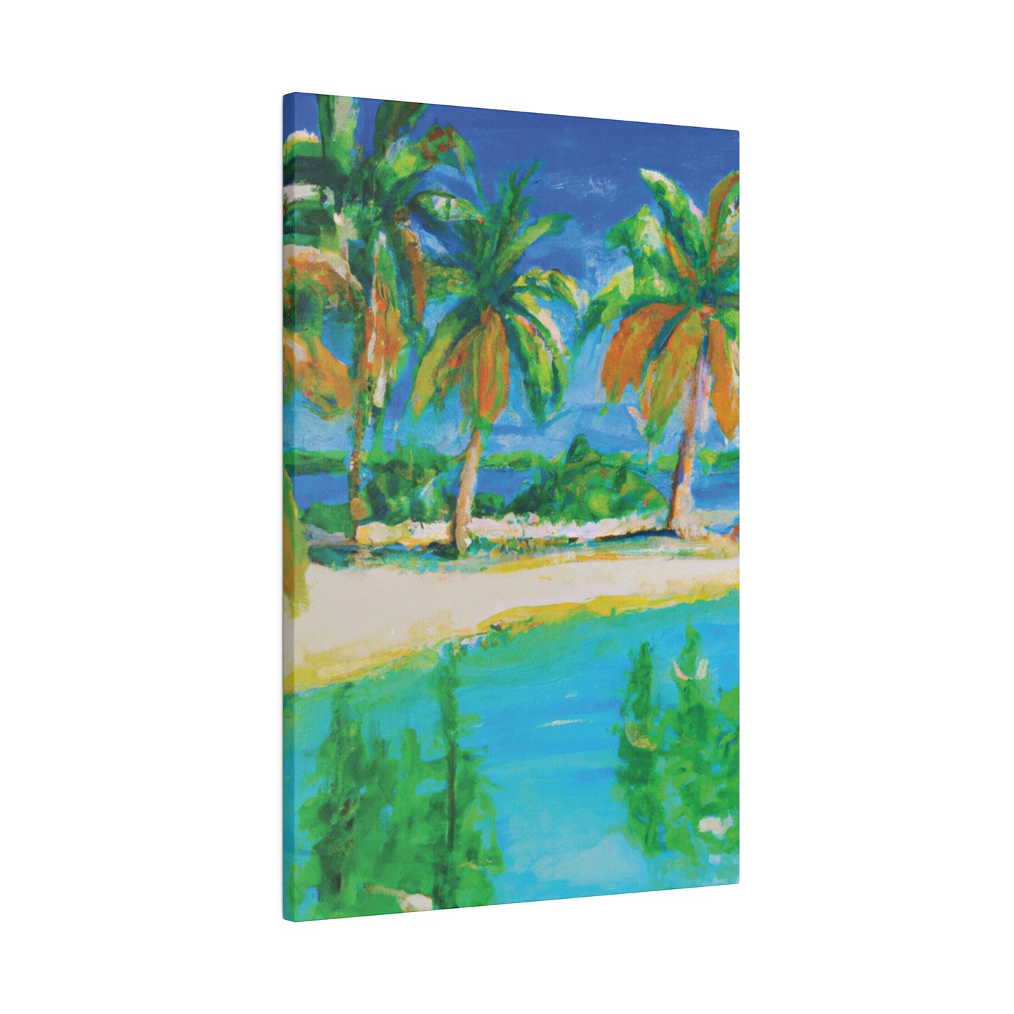 8576A - Bahamas Ocean Painting Print | Bahamas | Ocean | Beach | Poster | Home Decor | Wall Art | Canvas