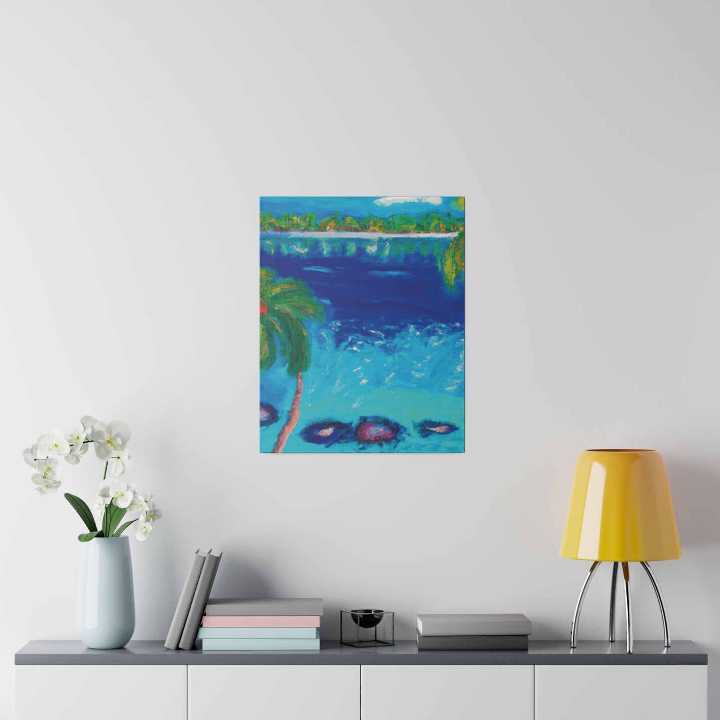 9850E - Bahamas Ocean Painting Print | Bahamas | Ocean | Beach | Poster | Home Decor | Wall Art | Canvas