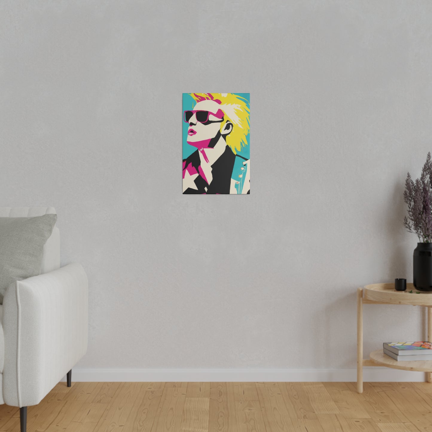 7309X - Rockstar Painting Print | Face | Abstract | Poster | Home Decor | Wall Art | Music Art | Canvas