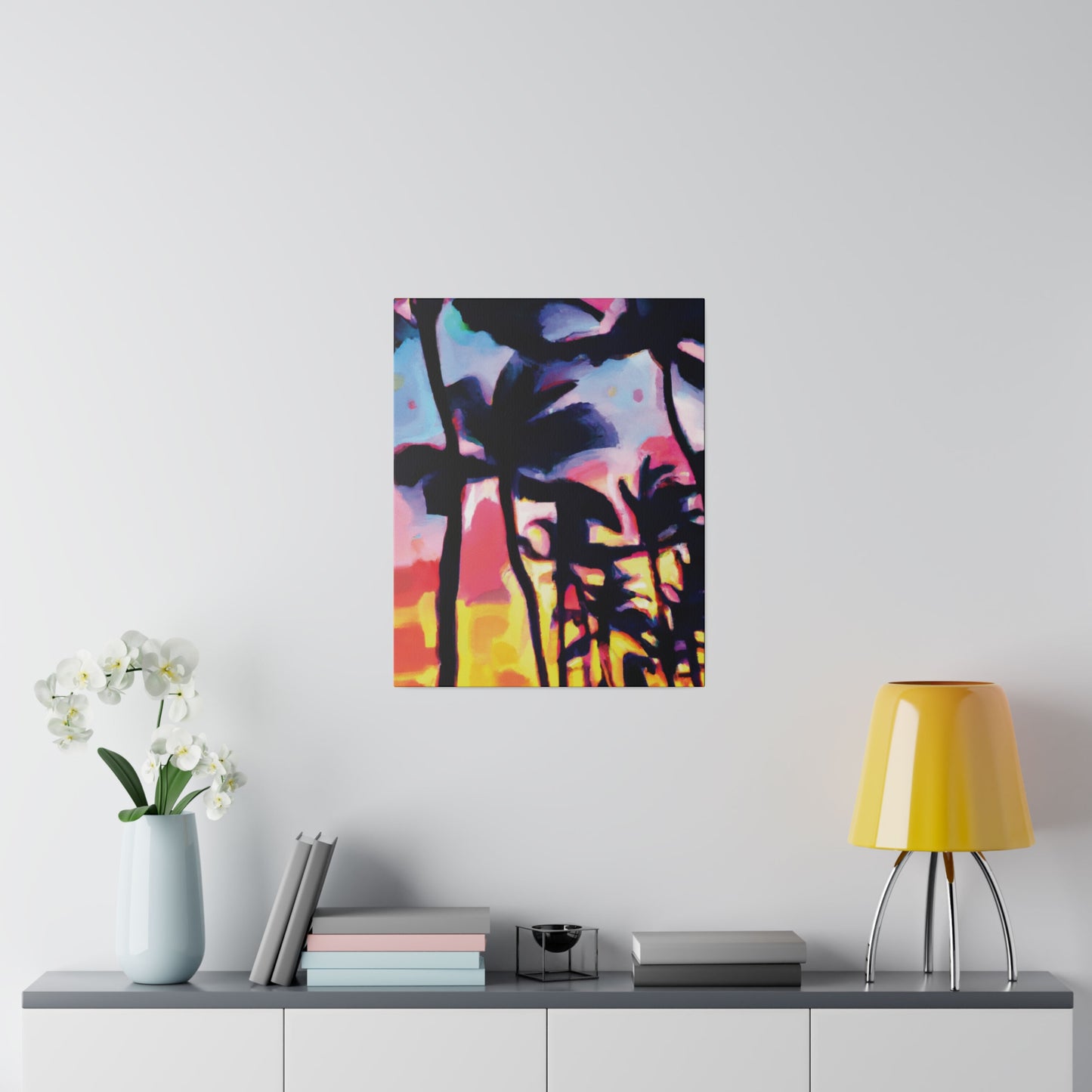 2637V - Miami Beach Sunset Painting Print | Miami | Beach | Sunset | Poster | Home Decor | Wall Art | Canvas