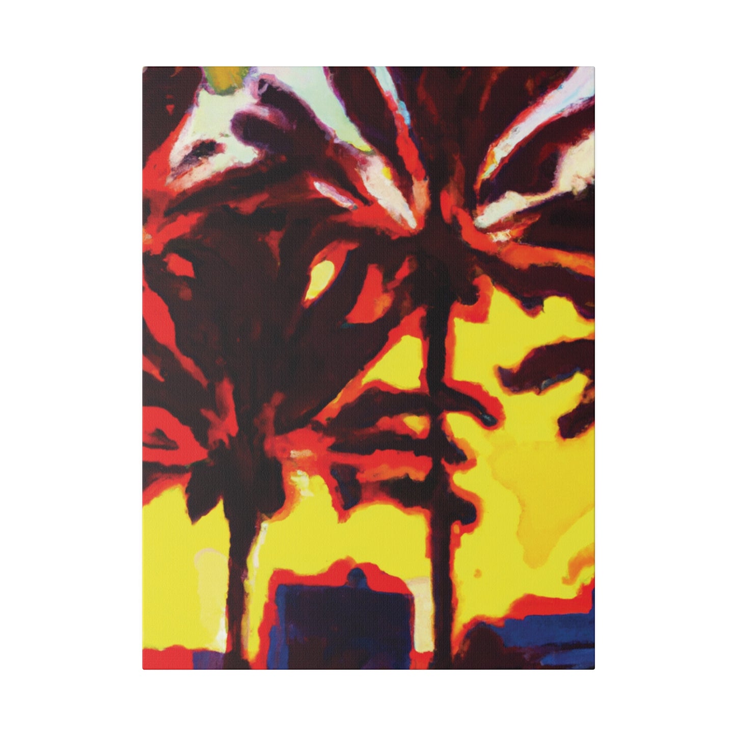 3133X - Miami Beach Sunset Painting Print | Miami | Beach | Sunset | Poster | Home Decor | Wall Art | Canvas