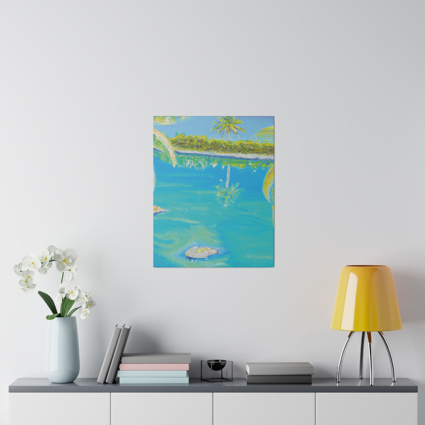 9546V - Bahamas Ocean Painting Print | Bahamas | Ocean | Beach | Poster | Home Decor | Wall Art | Canvas