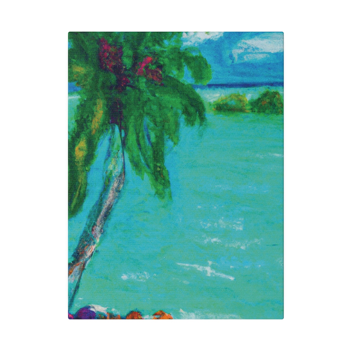 8864T - Bahamas Ocean Painting Print | Bahamas | Ocean | Beach | Poster | Home Decor | Wall Art | Canvas