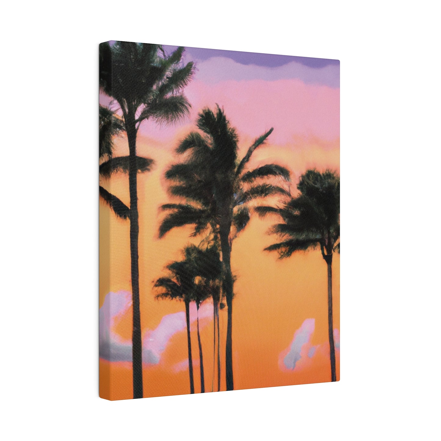 4126T - Miami Beach Sunset Painting Print | Miami | Beach | Sunset | Poster | Home Decor | Wall Art | Canvas