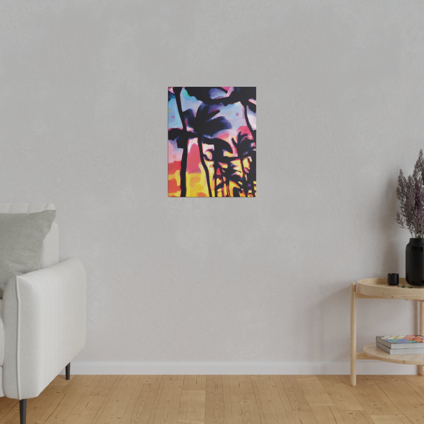 2637V - Miami Beach Sunset Painting Print | Miami | Beach | Sunset | Poster | Home Decor | Wall Art | Canvas