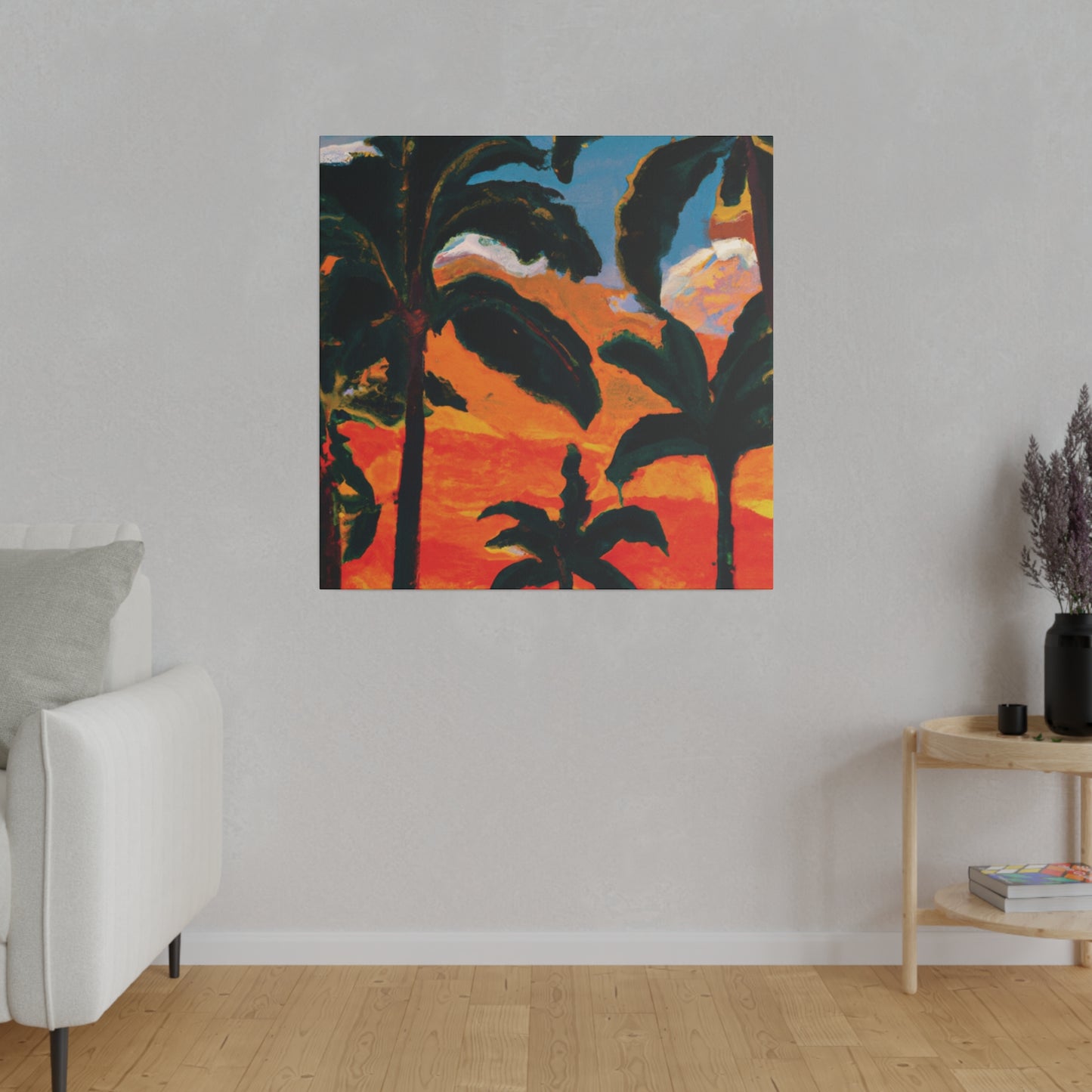 3782G - Miami Beach Sunset Painting Print | Miami | Beach | Sunset | Poster | Home Decor | Wall Art | Canvas