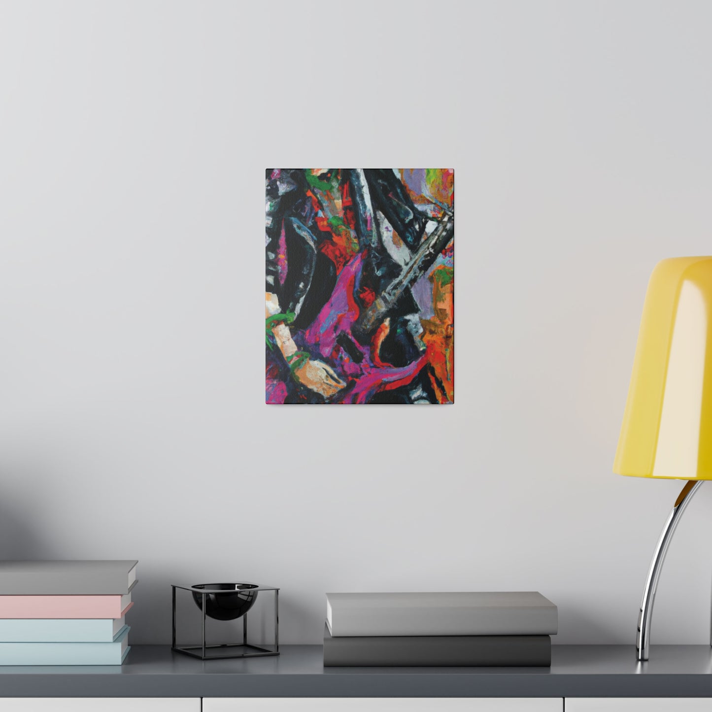 3622Z - Rockstar Oil Painting Style Print | Poster | Home Decor | Wall Art | Music Art | Canvas