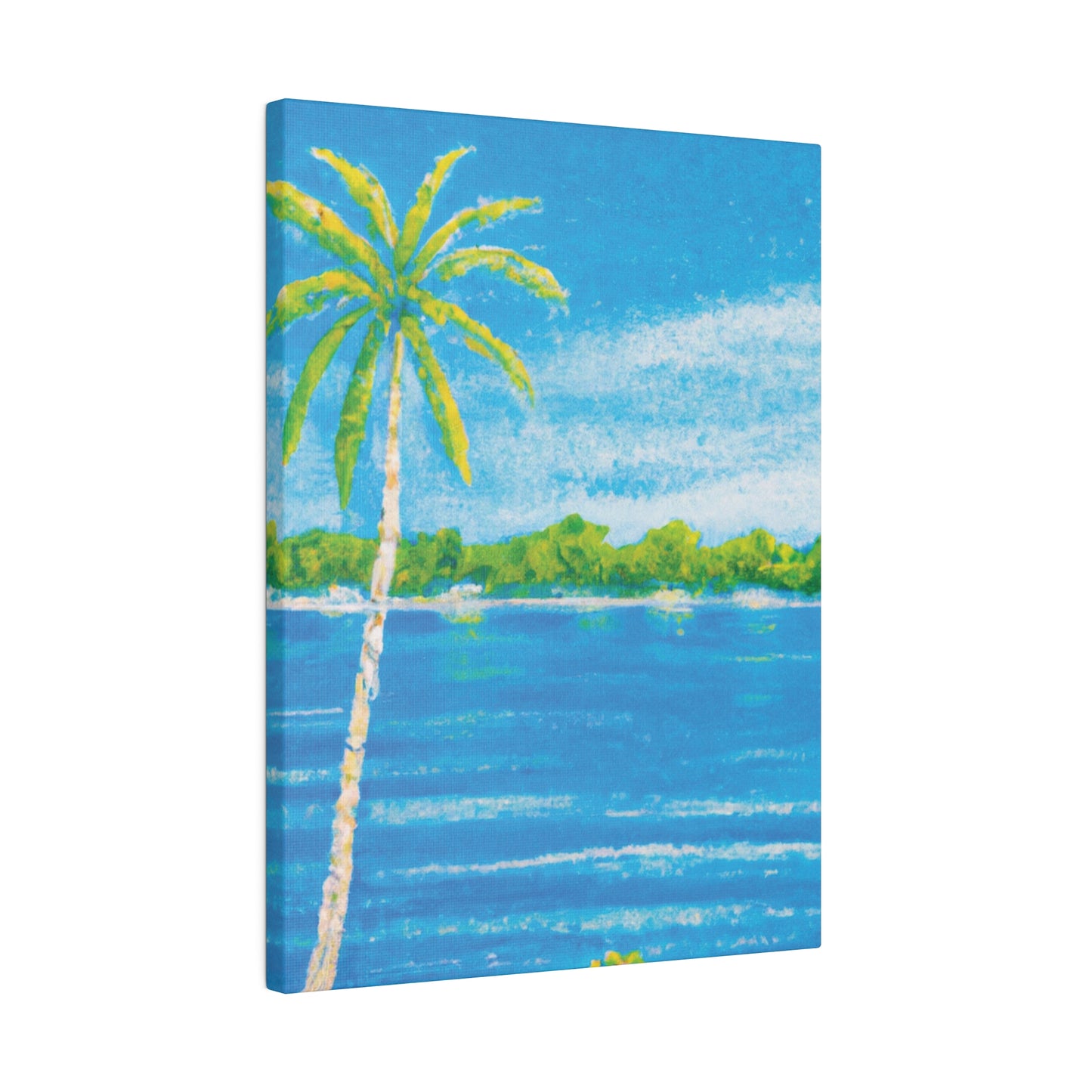 9803Q - Bahamas Ocean Painting Print | Bahamas | Ocean | Beach | Poster | Home Decor | Wall Art | Canvas
