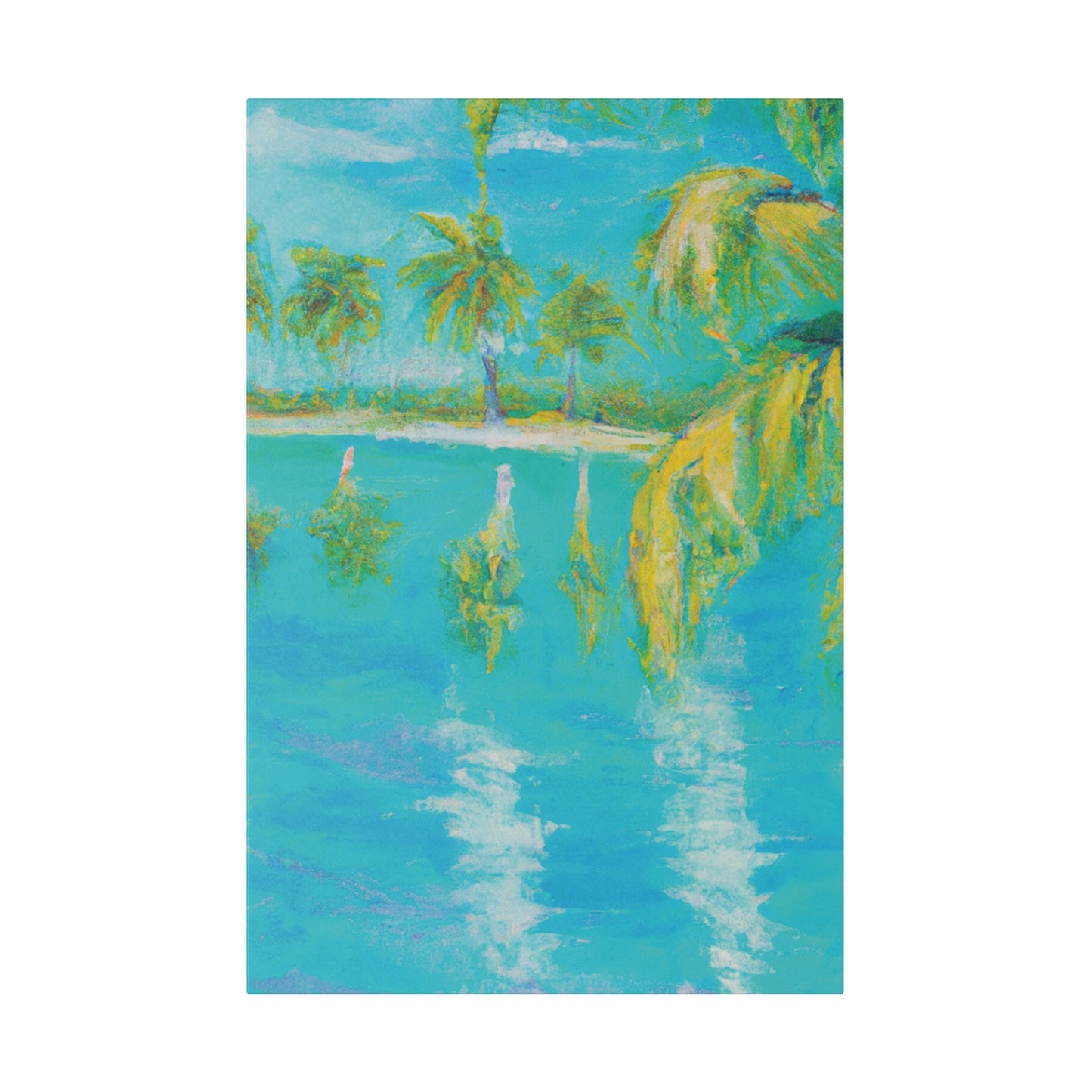 4935Q - Bahamas Ocean Painting Print | Bahamas | Ocean | Beach | Poster | Home Decor | Wall Art | Canvas