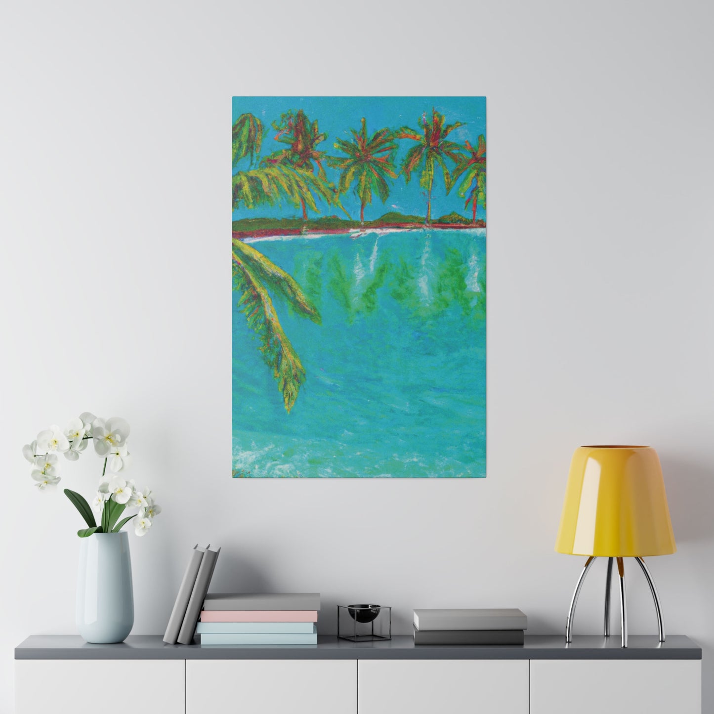 3255Q - Bahamas Ocean Painting Print | Bahamas | Ocean | Beach | Poster | Home Decor | Wall Art | Canvas