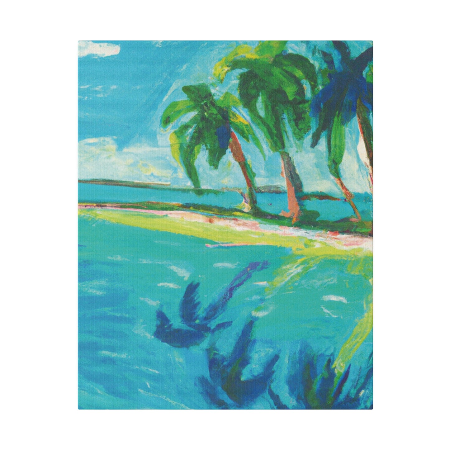 7326Z - Bahamas Ocean Painting Print | Bahamas | Ocean | Beach | Poster | Home Decor | Wall Art | Canvas