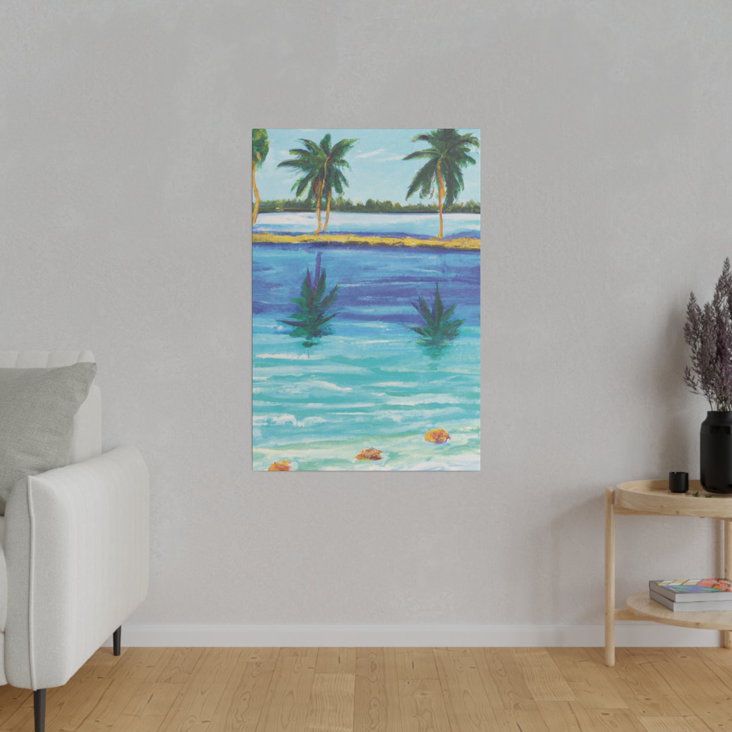 9768P - Bahamas Ocean Painting Print | Bahamas | Ocean | Beach | Poster | Home Decor | Wall Art | Canvas