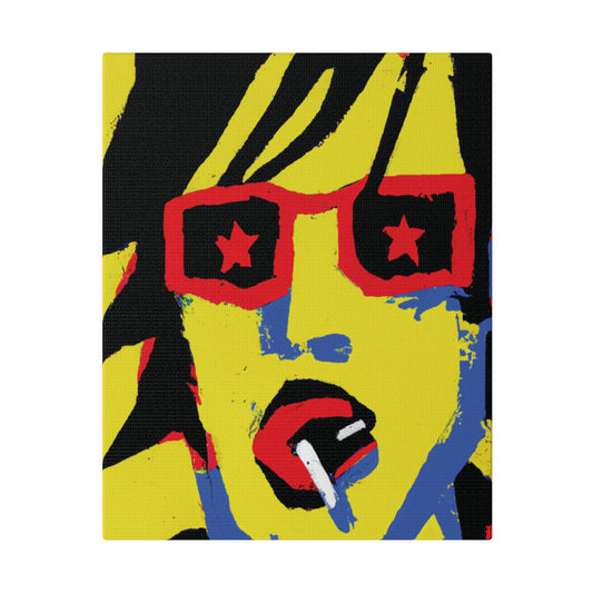 4745B - Rockstar Painting Print | Face | Abstract | Poster | Home Decor | Wall Art | Music Art | Canvas