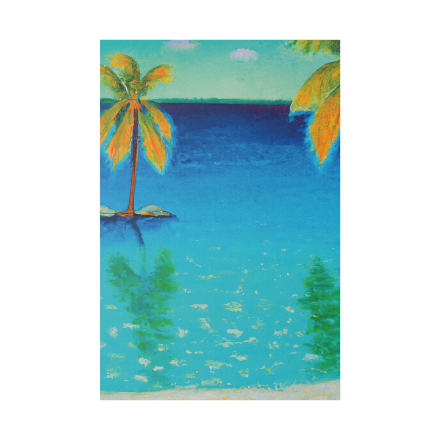 9234A - Bahamas Ocean Painting Print | Bahamas | Ocean | Beach | Poster | Home Decor | Wall Art | Canvas