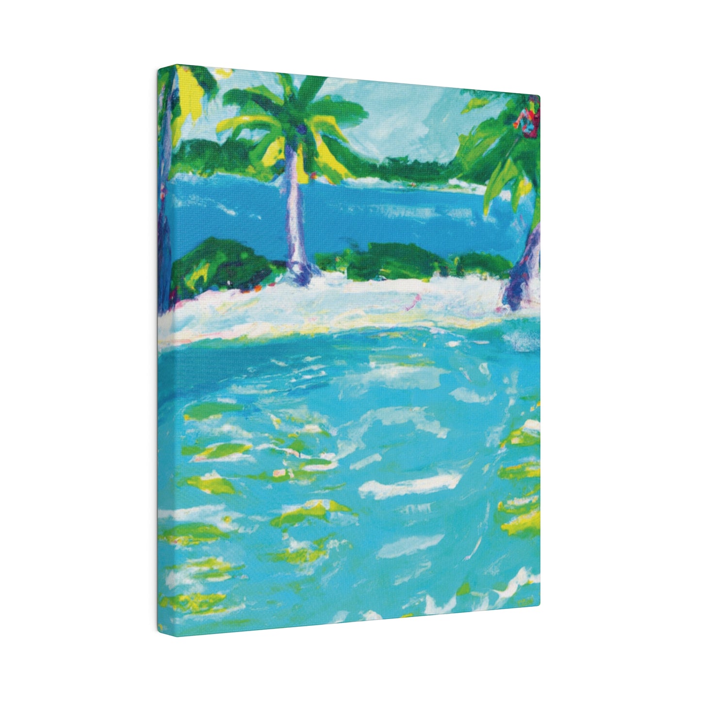 9256K - Bahamas Ocean Painting Print | Bahamas | Ocean | Beach | Poster | Home Decor | Wall Art | Canvas