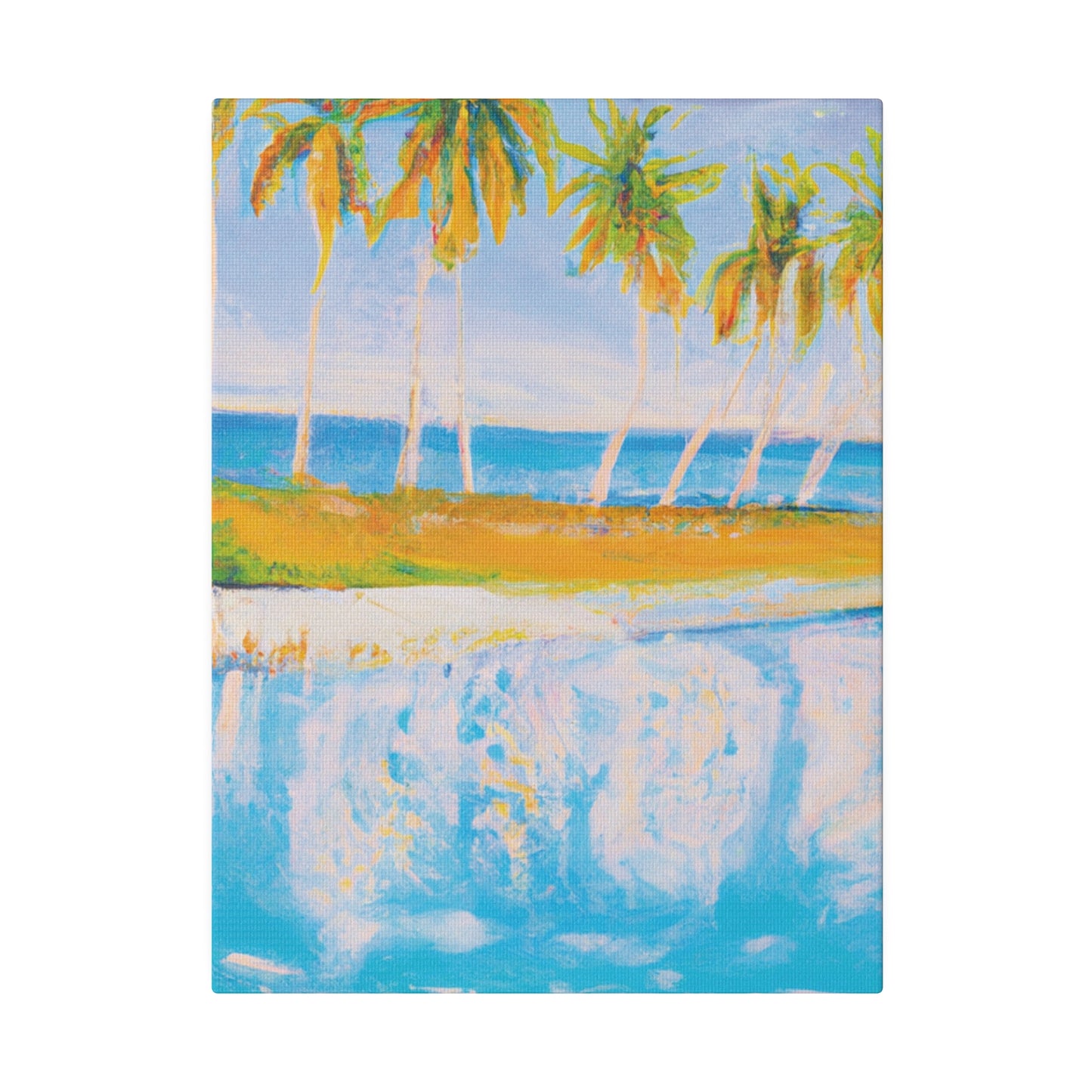 4904O - Bahamas Ocean Painting Print | Bahamas | Ocean | Beach | Poster | Home Decor | Wall Art | Canvas