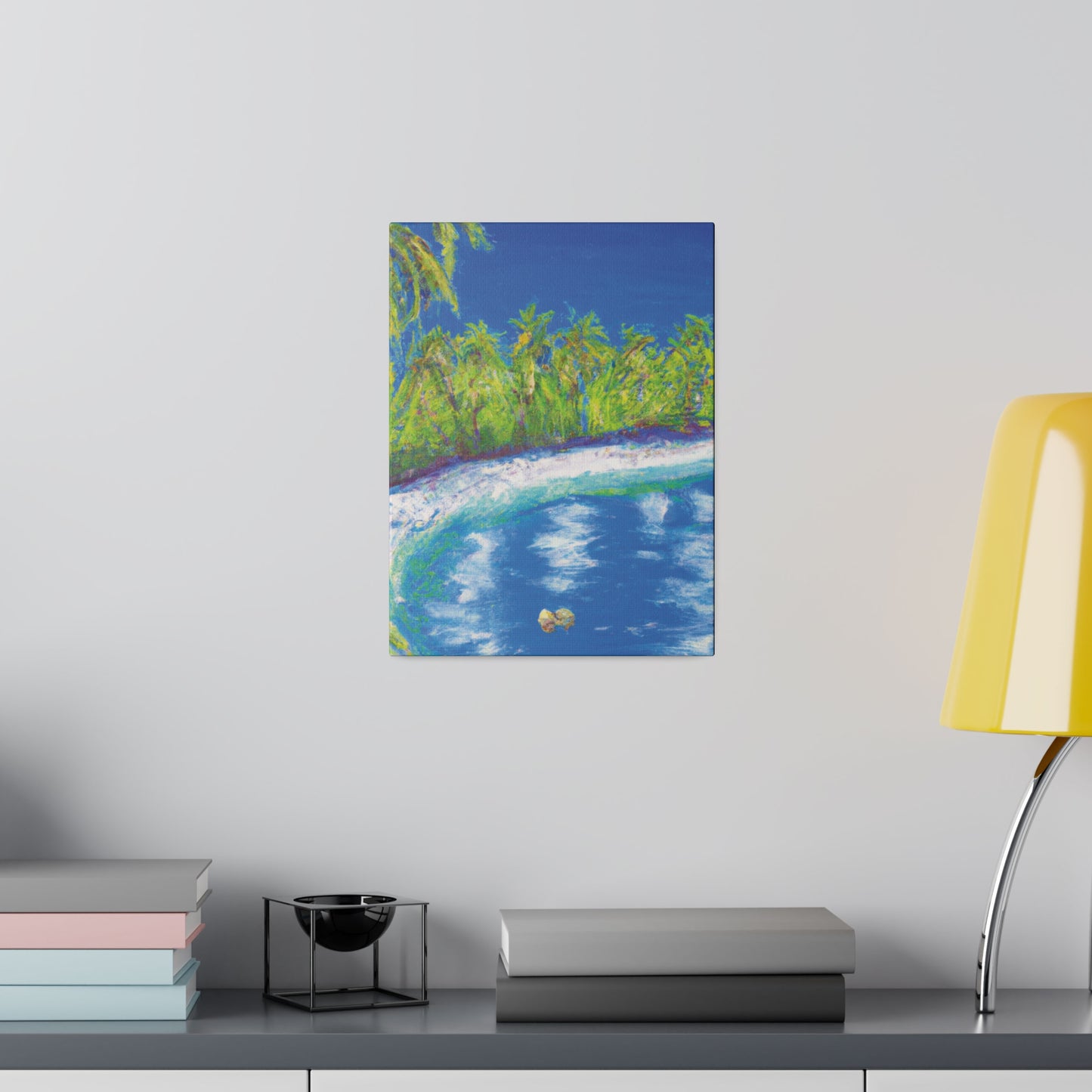 3798C - Bahamas Ocean Painting Print | Bahamas | Ocean | Beach | Poster | Home Decor | Wall Art | Canvas