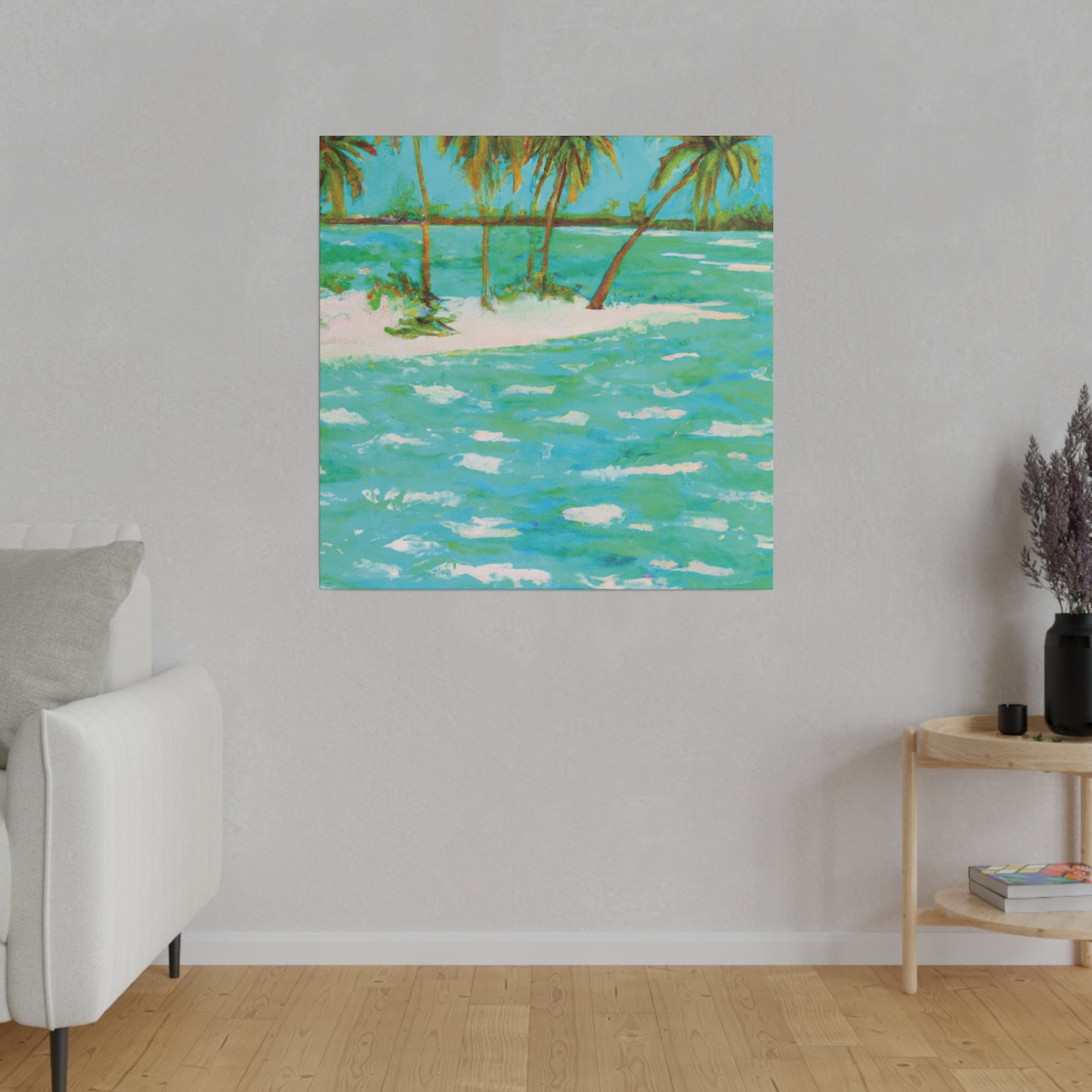 1193C - Bahamas Ocean Painting Print | Bahamas | Ocean | Beach | Poster | Home Decor | Wall Art | Canvas