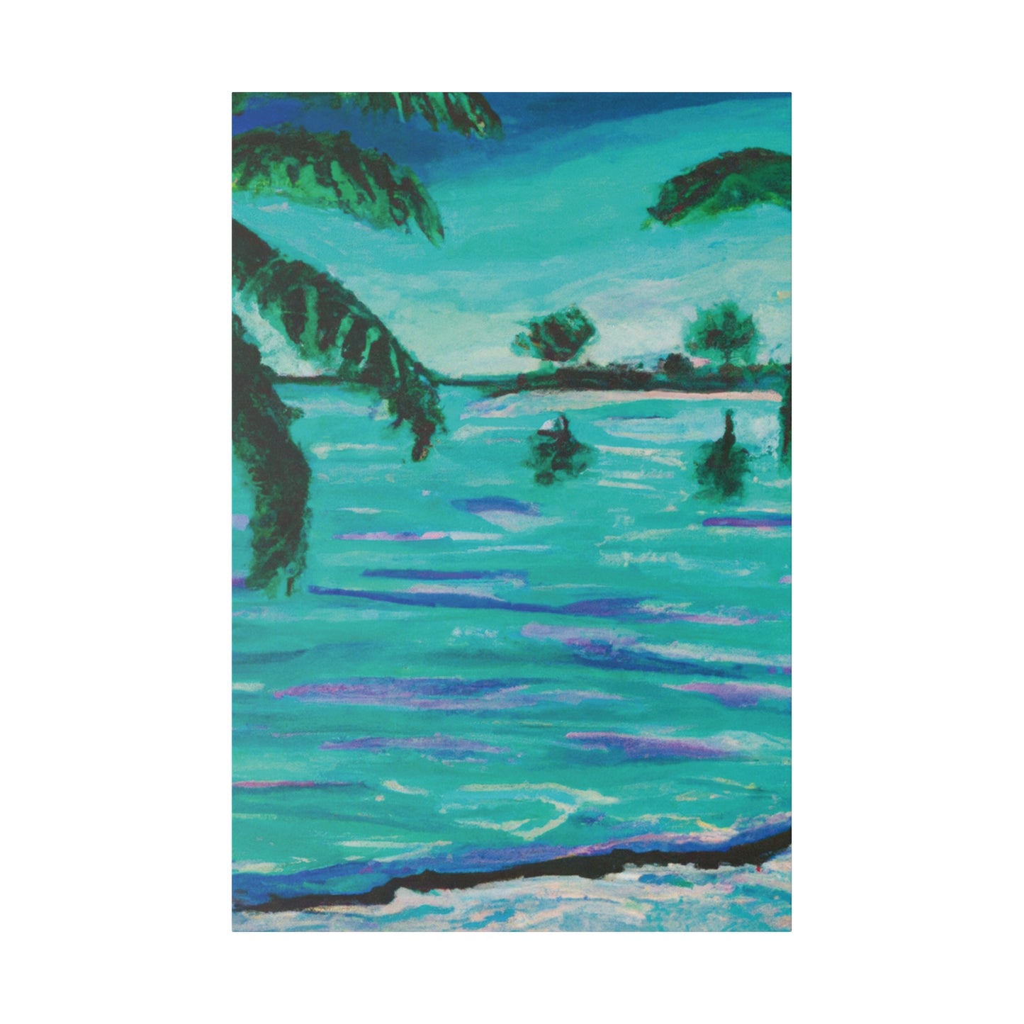 4157C - Bahamas Ocean Painting Print | Bahamas | Ocean | Beach | Poster | Home Decor | Wall Art | Canvas