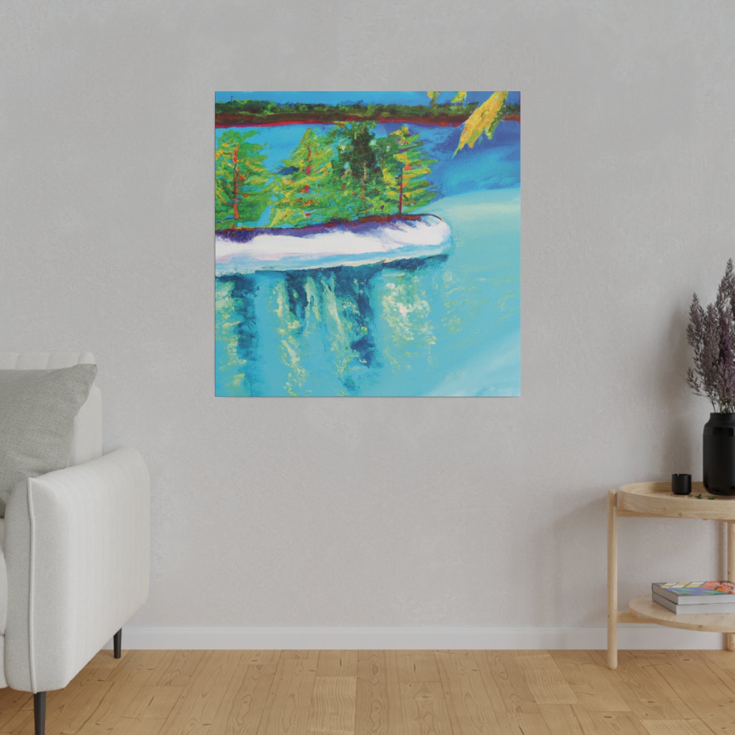 7186C - Bahamas Ocean Painting Print | Bahamas | Ocean | Beach | Poster | Home Decor | Wall Art | Canvas