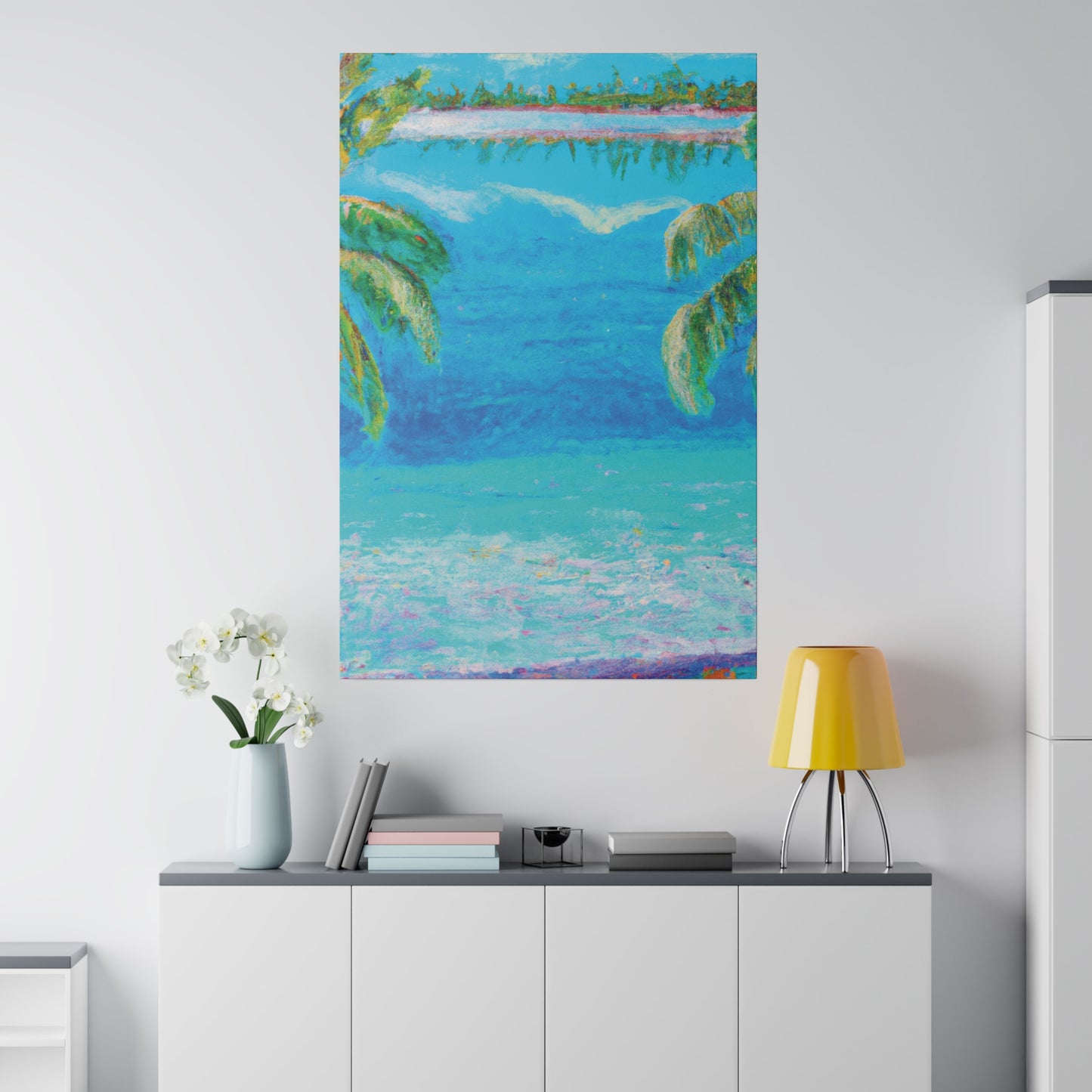 8159P - Bahamas Ocean Painting Print | Bahamas | Ocean | Beach | Poster | Home Decor | Wall Art | Canvas