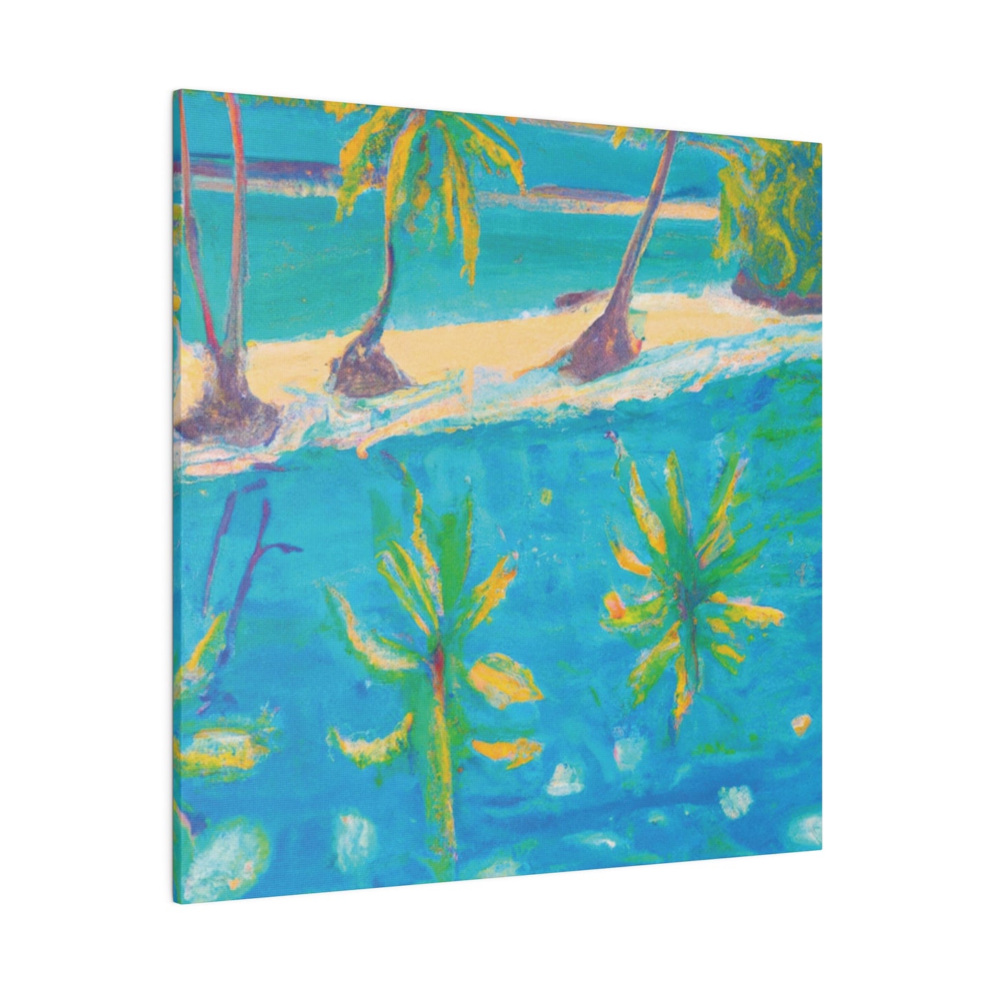 4825R - Bahamas Ocean Painting Print | Bahamas | Ocean | Beach | Poster | Home Decor | Wall Art | Canvas