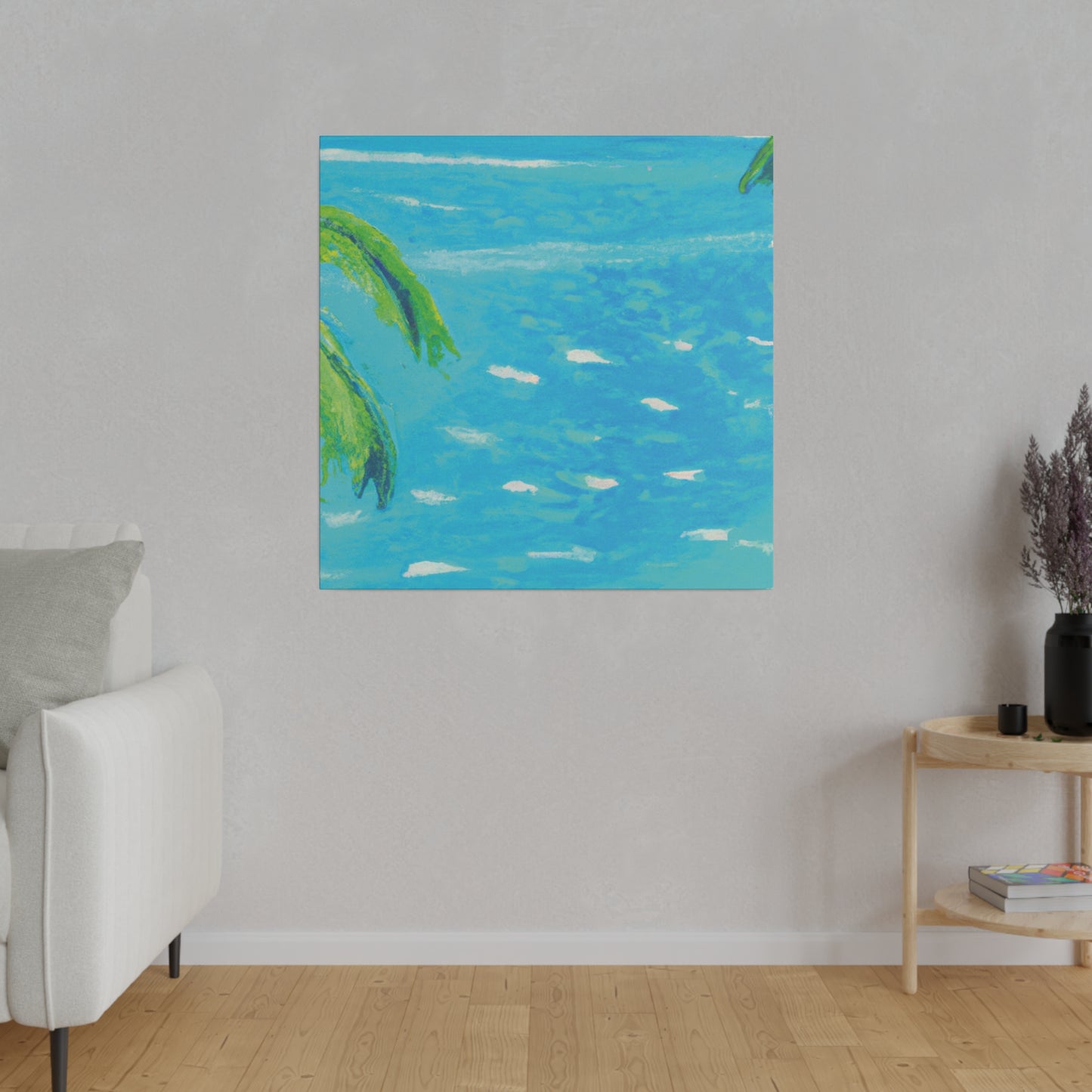 5684E - Bahamas Ocean Painting Print | Bahamas | Ocean | Beach | Poster | Home Decor | Wall Art | Canvas