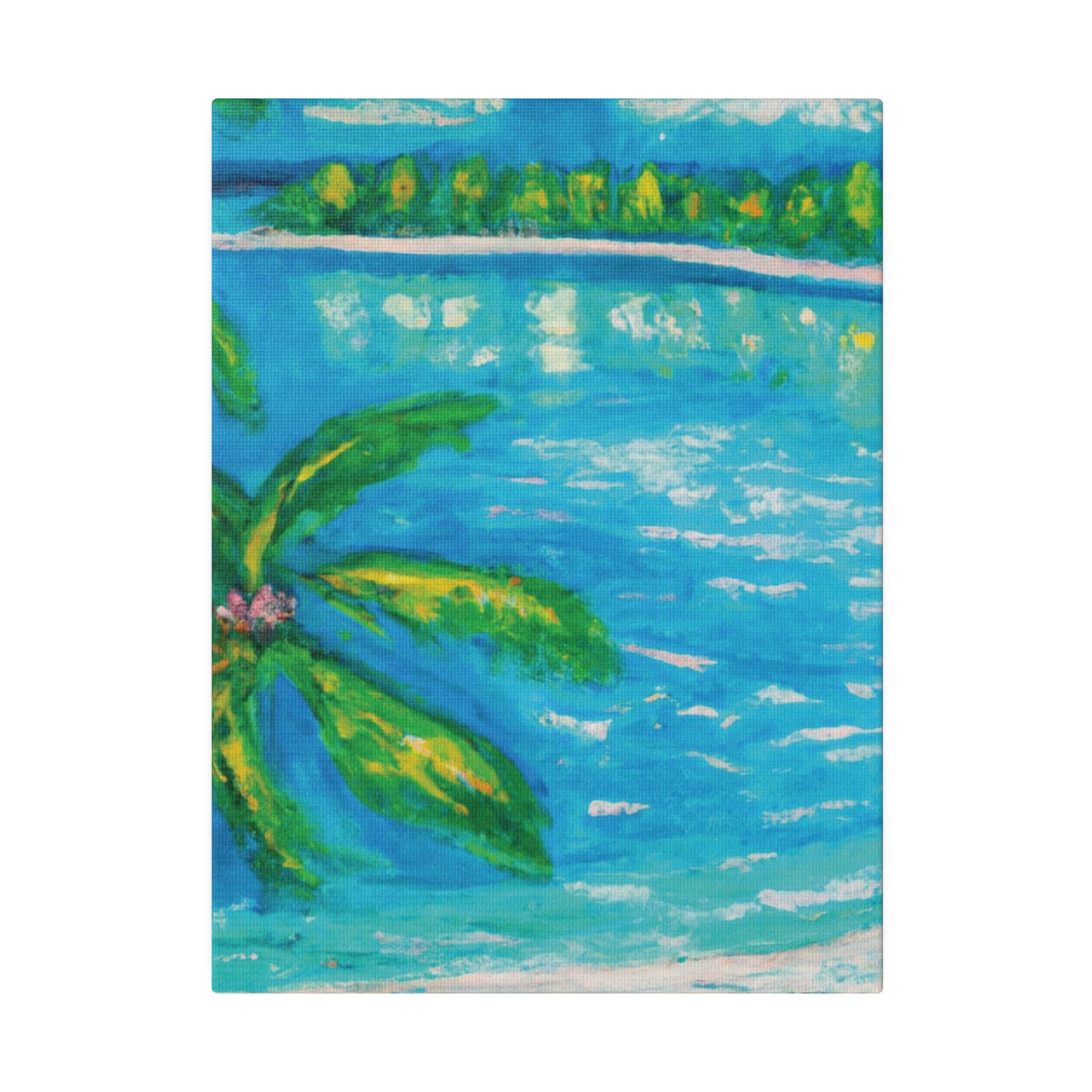 8776T - Bahamas Ocean Painting Print | Bahamas | Ocean | Beach | Poster | Home Decor | Wall Art | Canvas