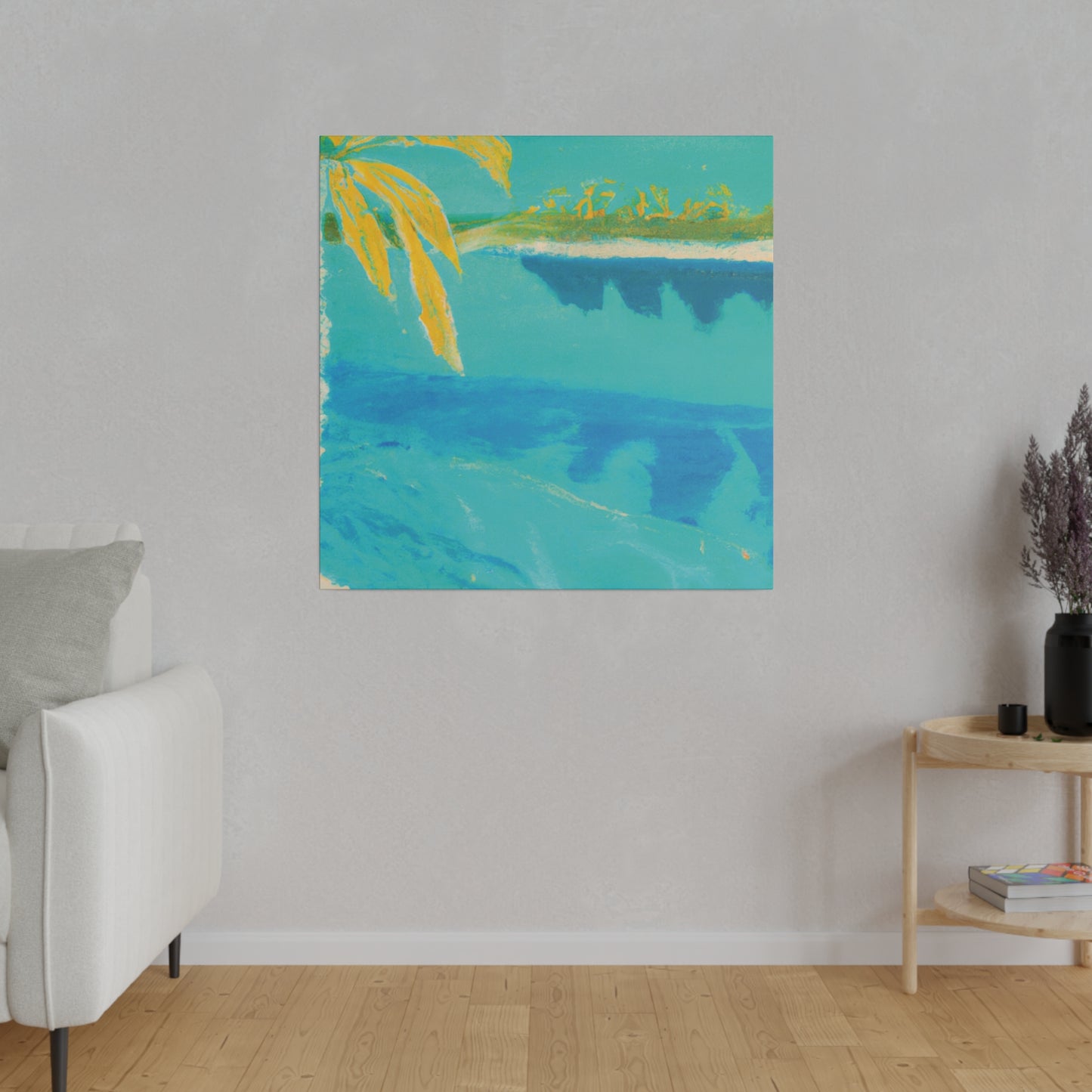 9110Q - Bahamas Ocean Painting Print | Bahamas | Ocean | Beach | Poster | Home Decor | Wall Art | Canvas