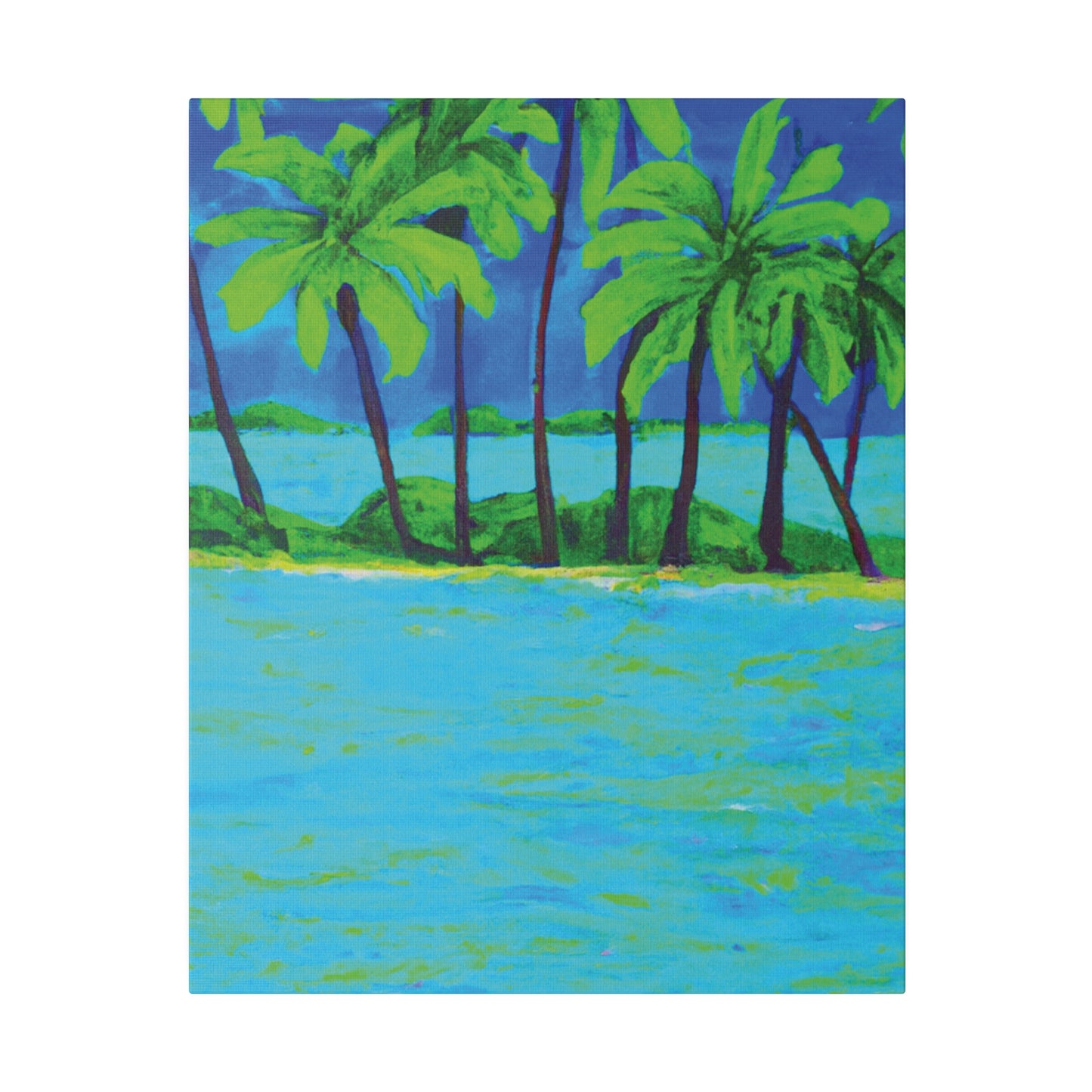 3148Z - Bahamas Ocean Painting Print | Bahamas | Ocean | Beach | Poster | Home Decor | Wall Art | Canvas