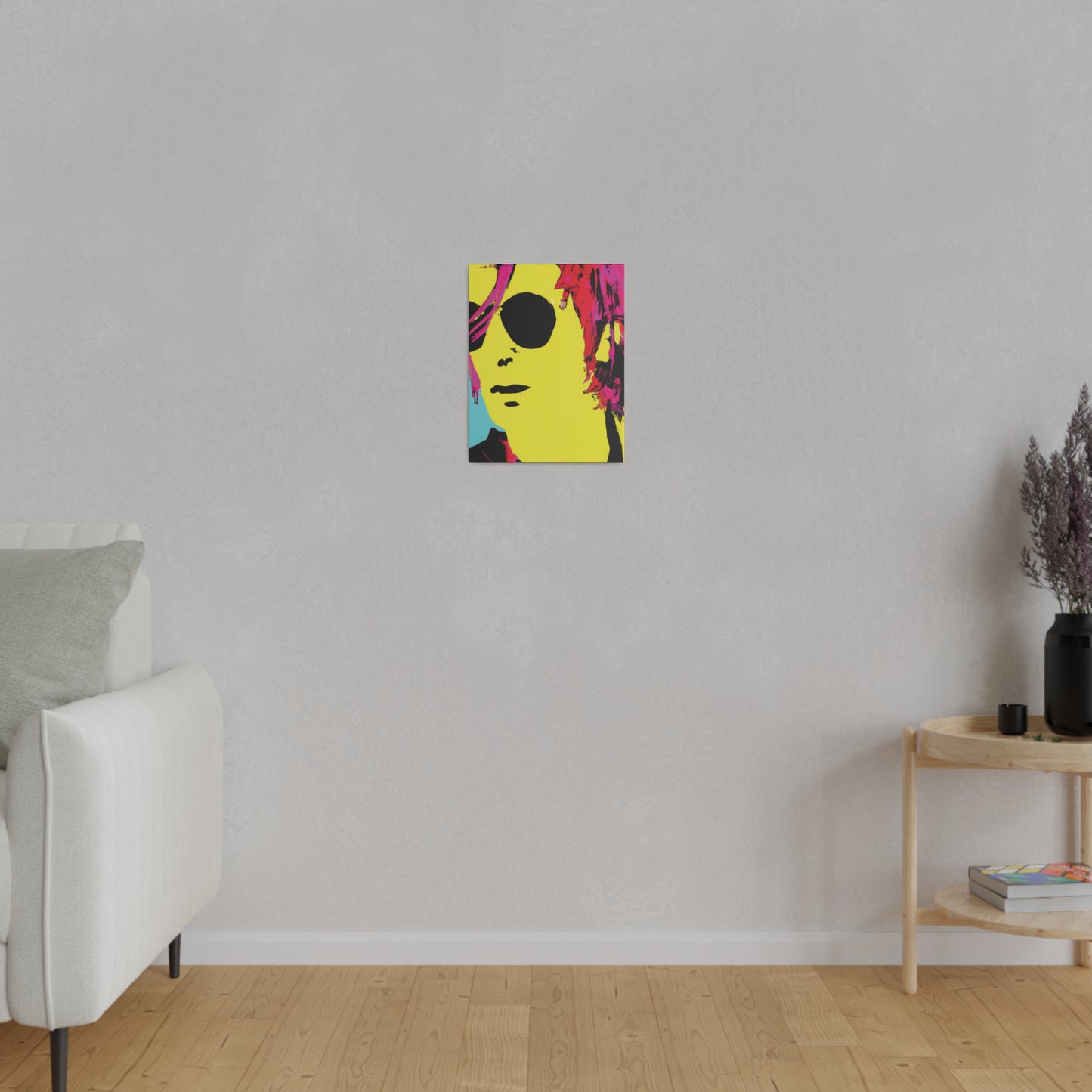 4543A - Rockstar Painting Print | Face | Abstract | Poster | Home Decor | Wall Art | Music Art | Canvas
