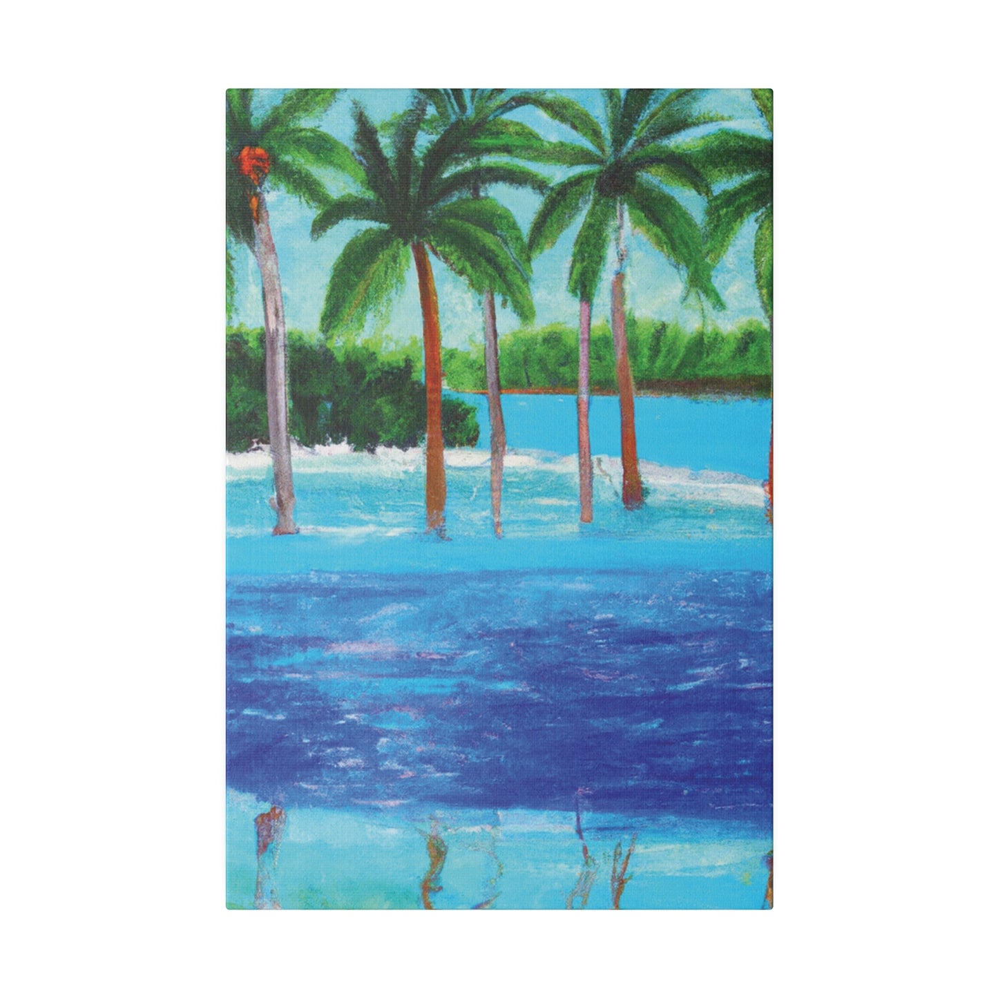 4563X - Bahamas Ocean Painting Print | Bahamas | Ocean | Beach | Poster | Home Decor | Wall Art | Canvas