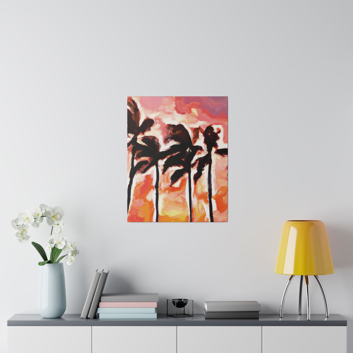 6129V - Miami Beach Sunset Painting Print | Miami | Beach | Sunset | Poster | Home Decor | Wall Art | Canvas