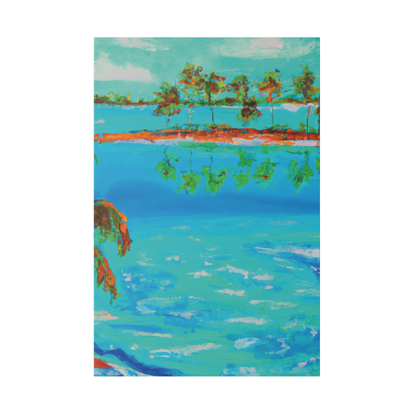 5171E - Bahamas Ocean Painting Print | Bahamas | Ocean | Beach | Poster | Home Decor | Wall Art | Canvas