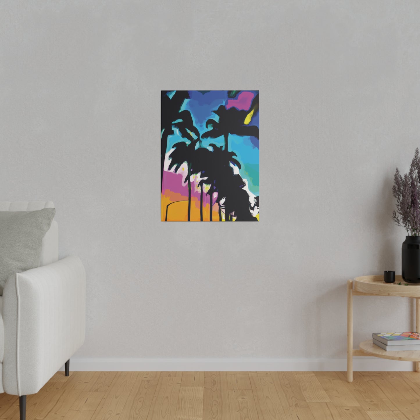 1893Z - Miami Beach Sunset Painting Print | Miami | Beach | Sunset | Poster | Home Decor | Wall Art | Canvas